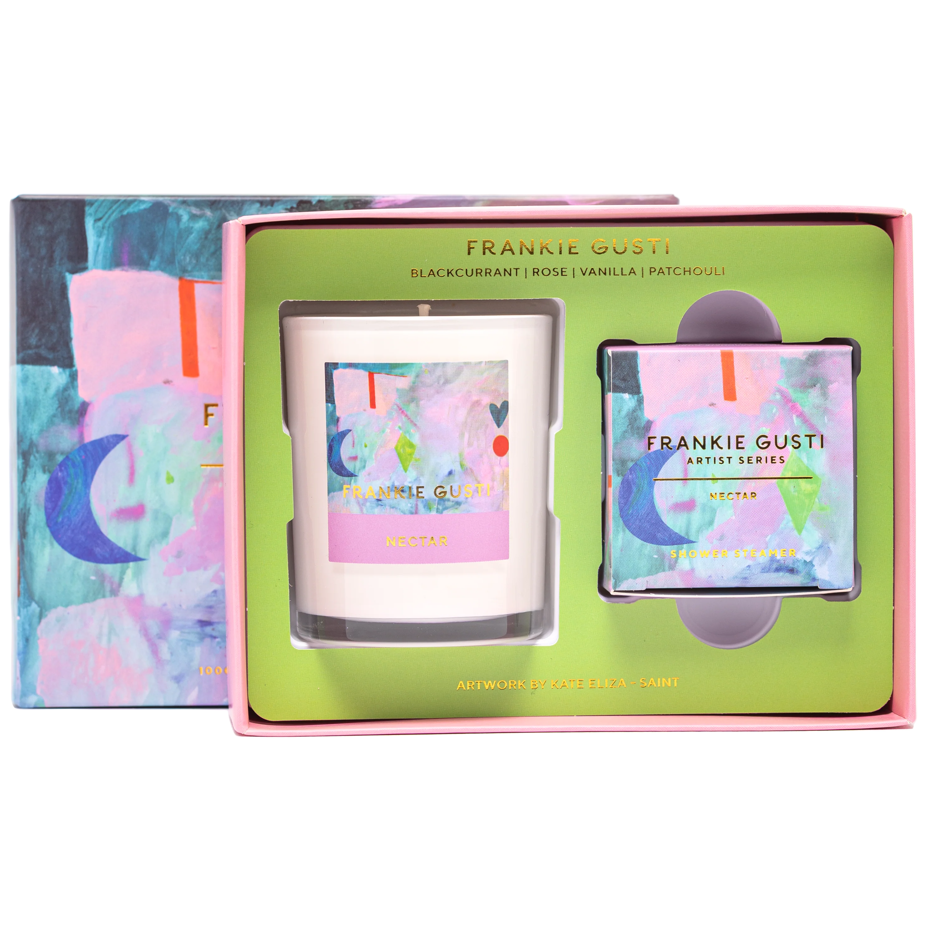 Frankie Gusti | Nectar | Kate Eliza | Artist Series Candle & Steamer Duo