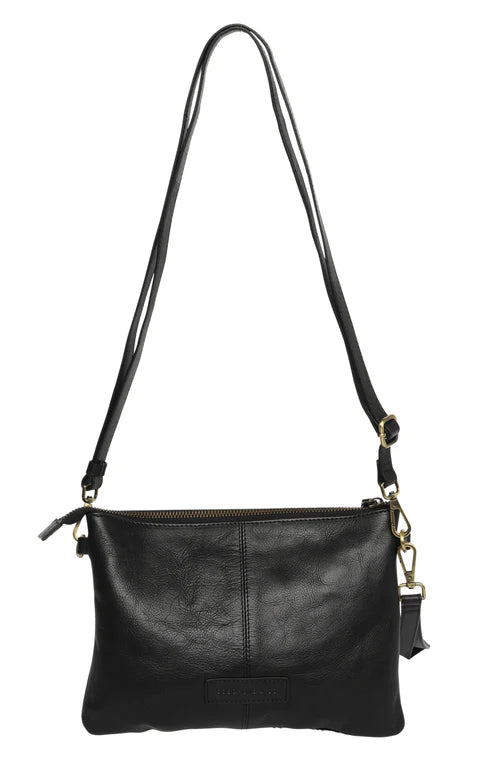 Cosgrove & Co Showgirl Pouch Crossbody Bag - Black
