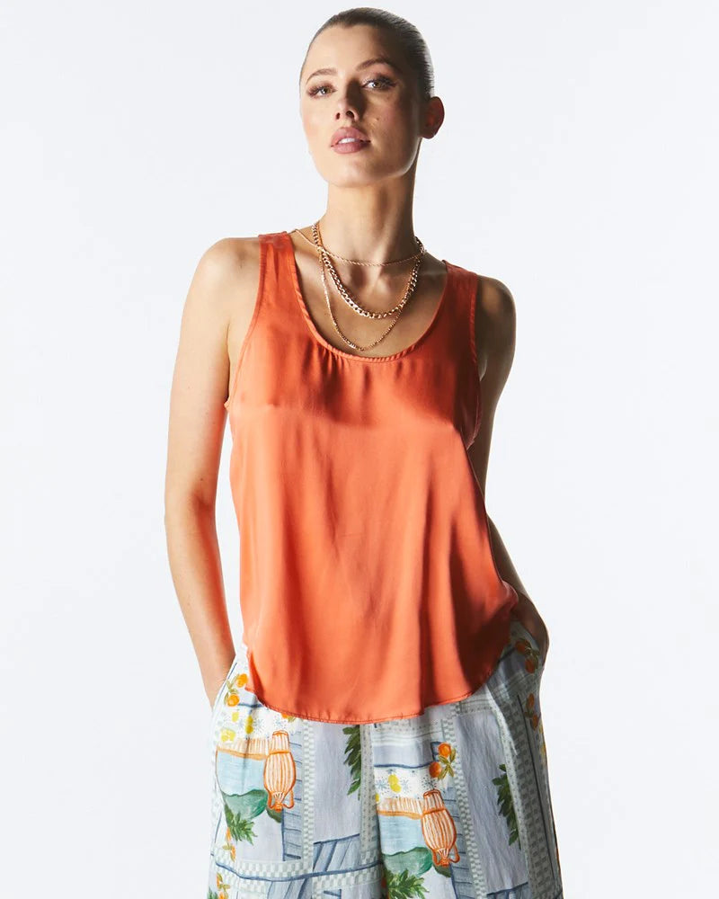 Fate+Becker Dashing Tank - Tangerine