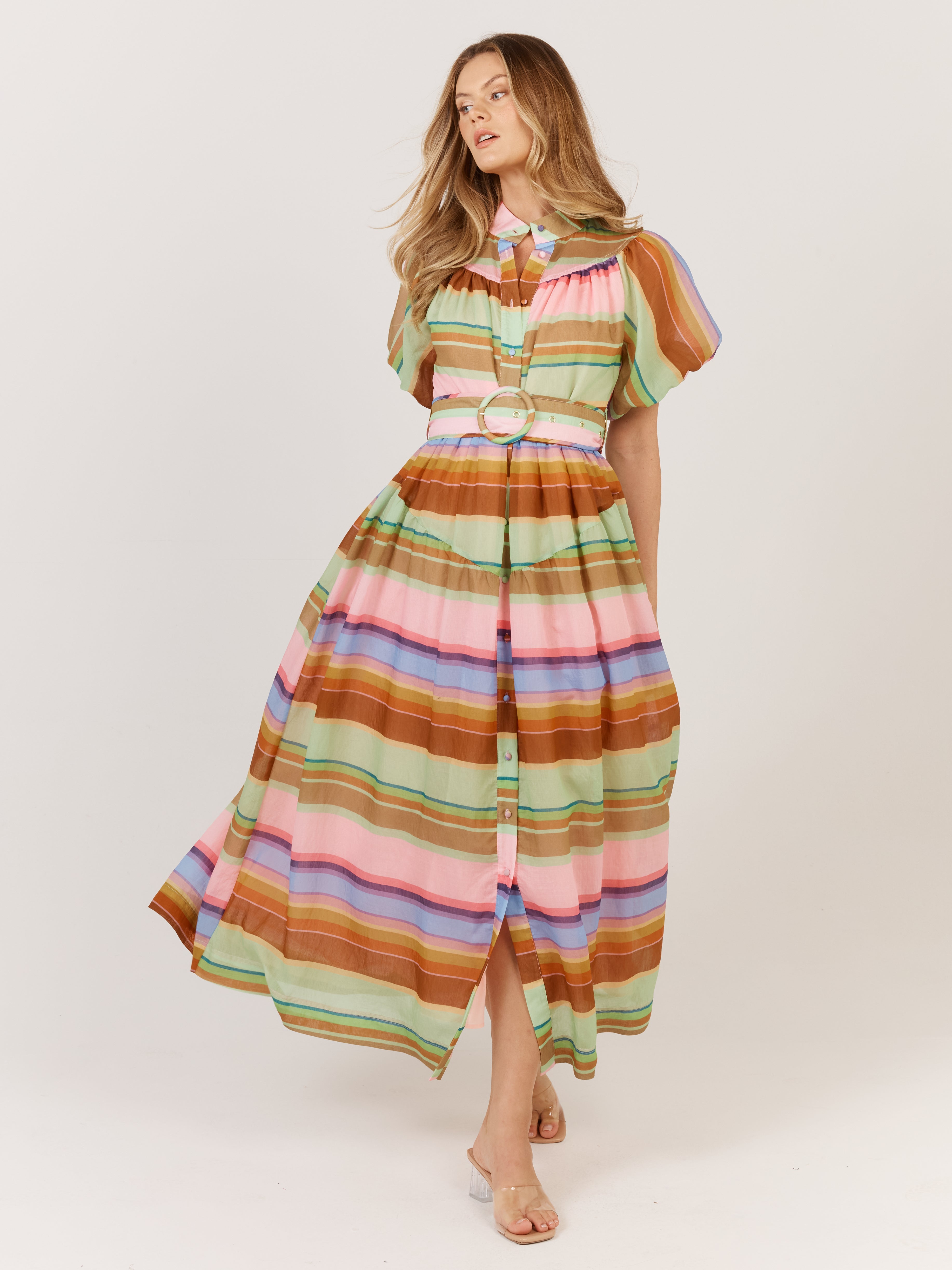 Fate+Becker Siesta Dress - Stripe
