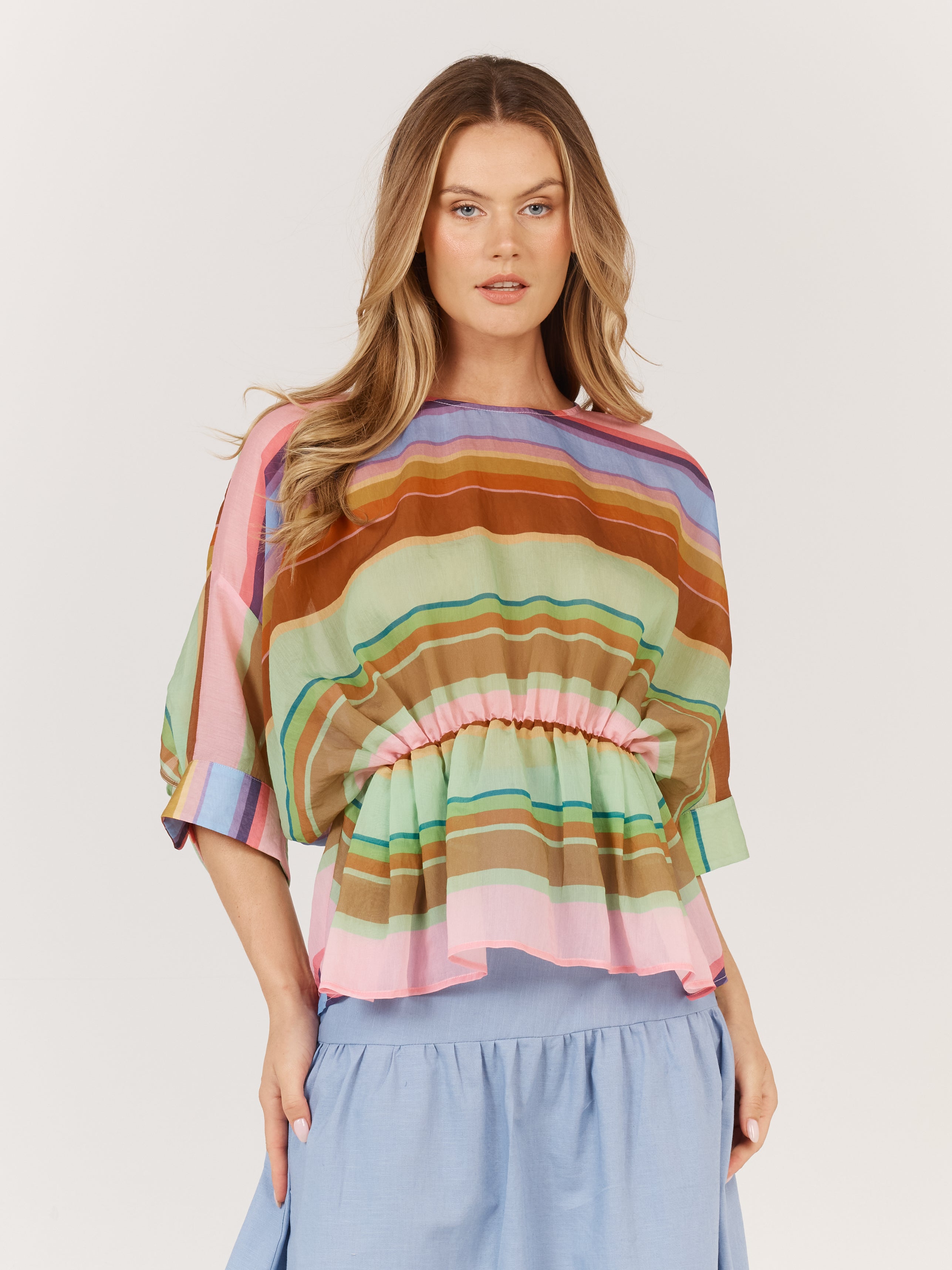 Fate+Becker Siesta Top - Stripe
