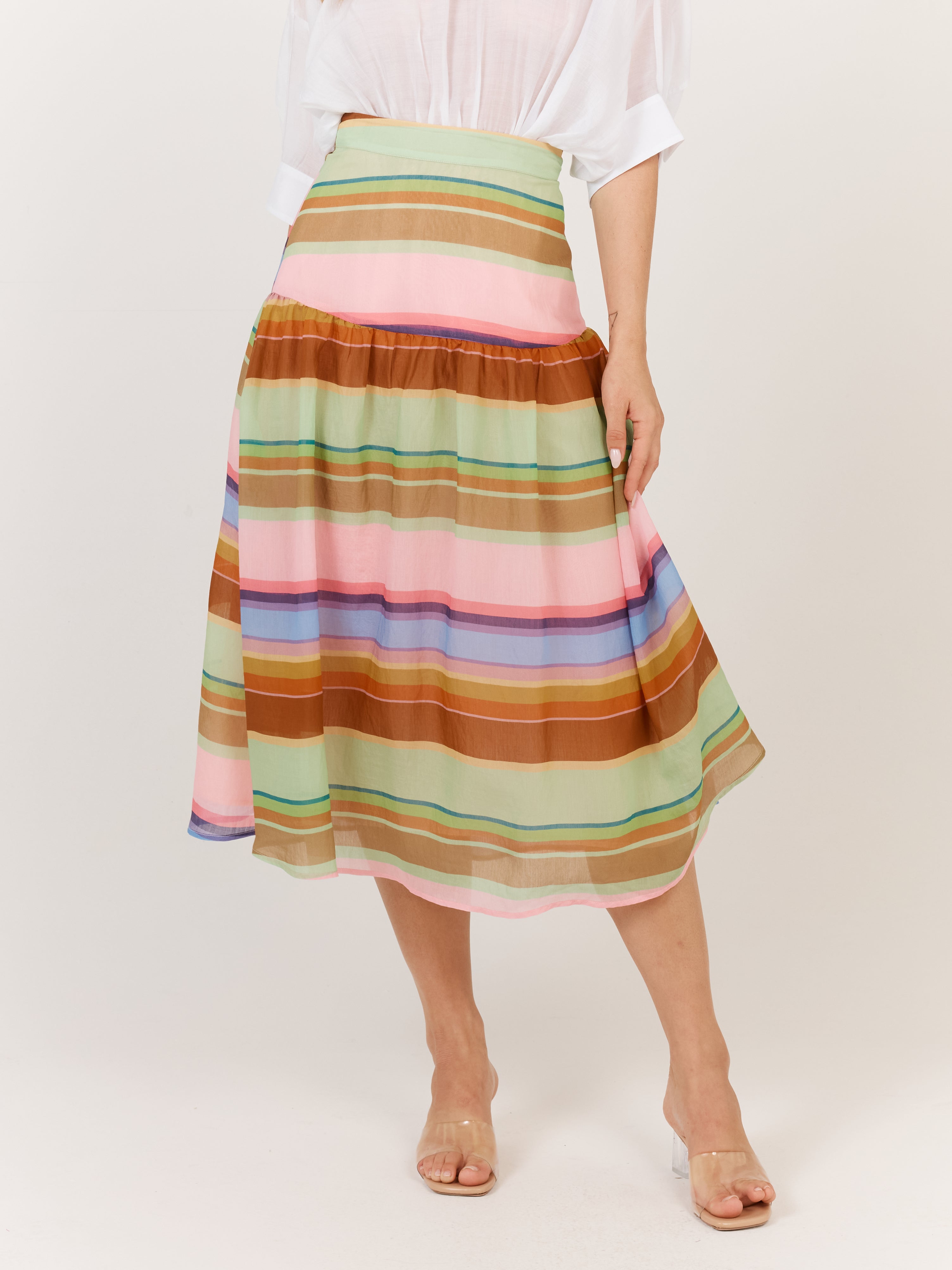 Fate+Becker Siesta Skirt - Stripe