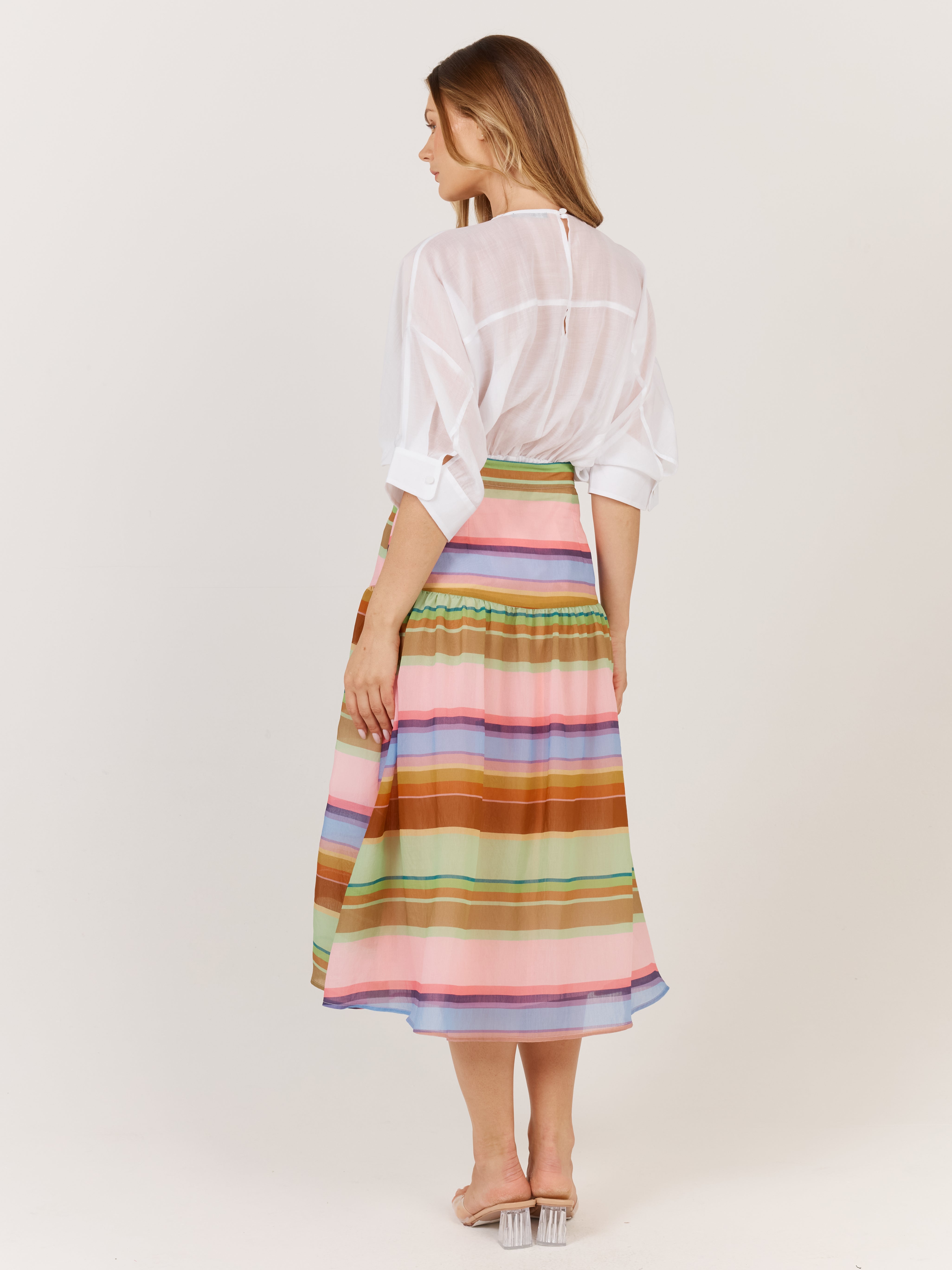Fate+Becker Siesta Skirt - Stripe