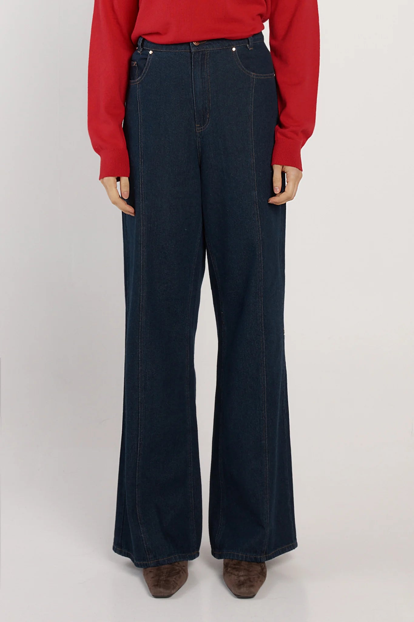 Fate+Becker Avia Wide Leg Jean - Indigo