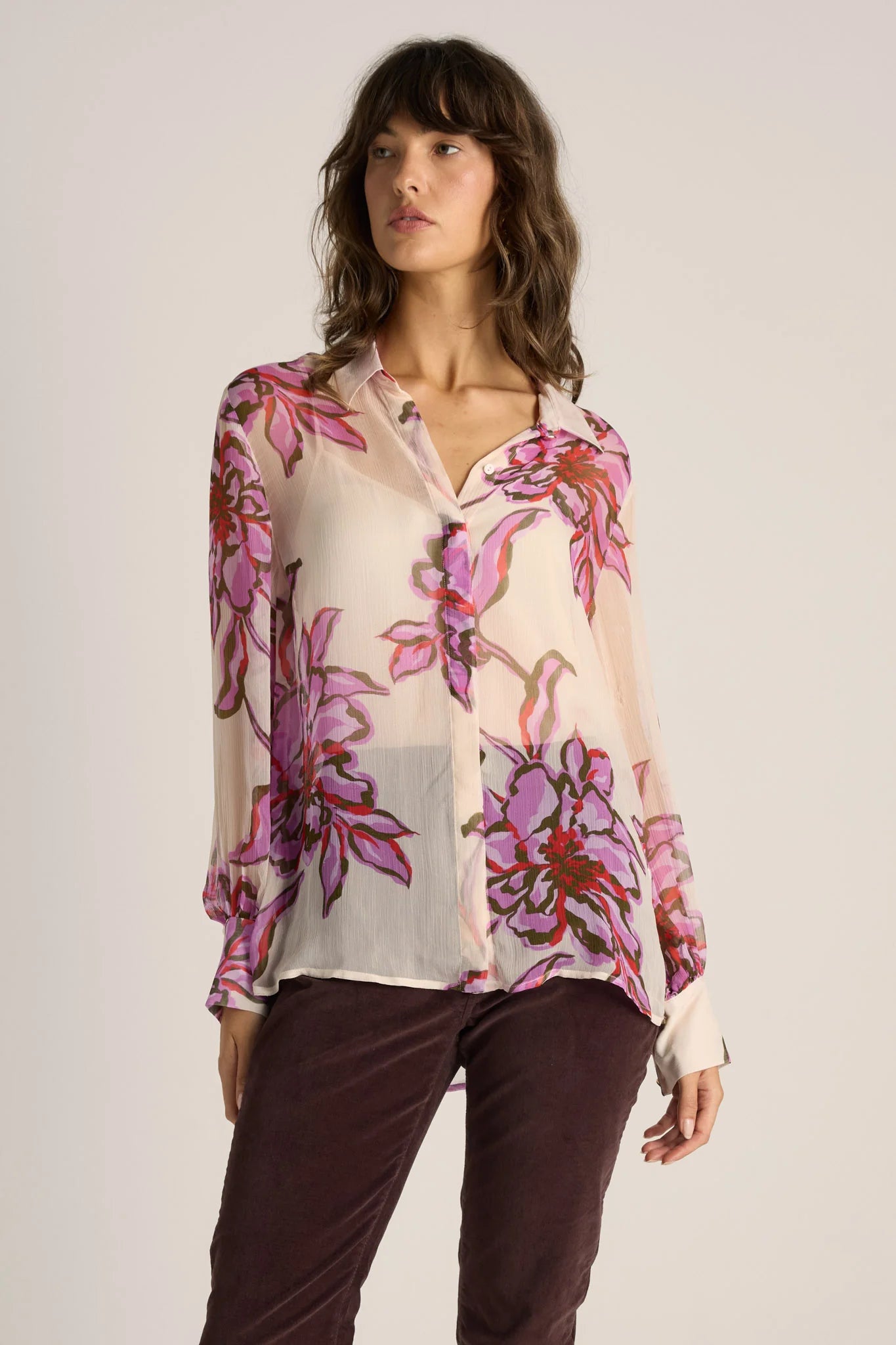 Fate+Becker Nyomi Blouse - Light Flower Print