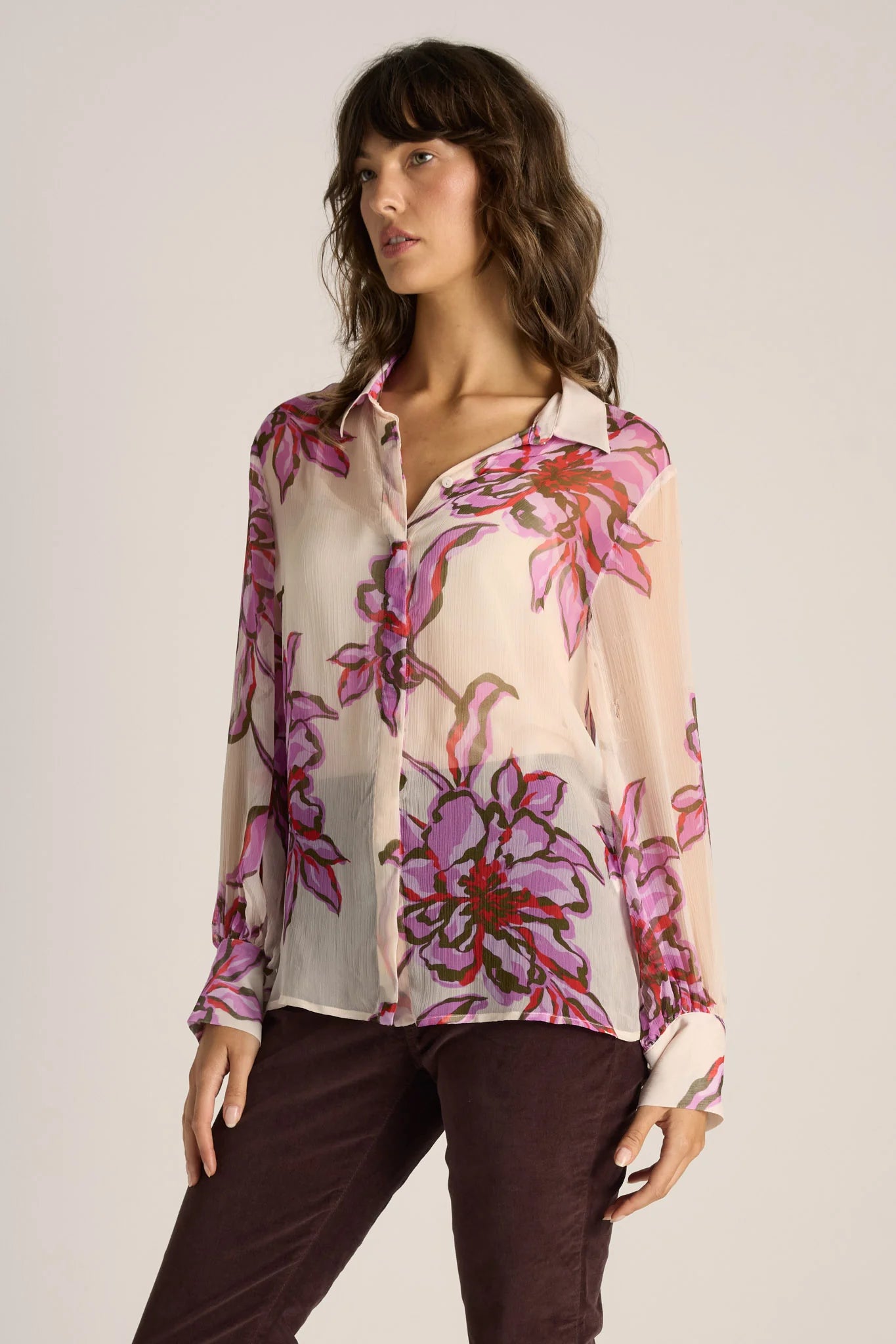Fate+Becker Nyomi Blouse - Light Flower Print