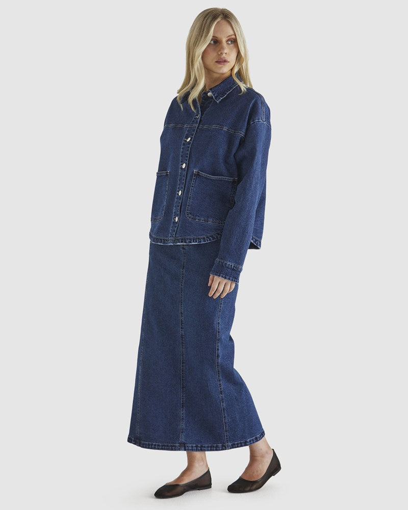 Sass Marza Denim Skirt - 78 Wash