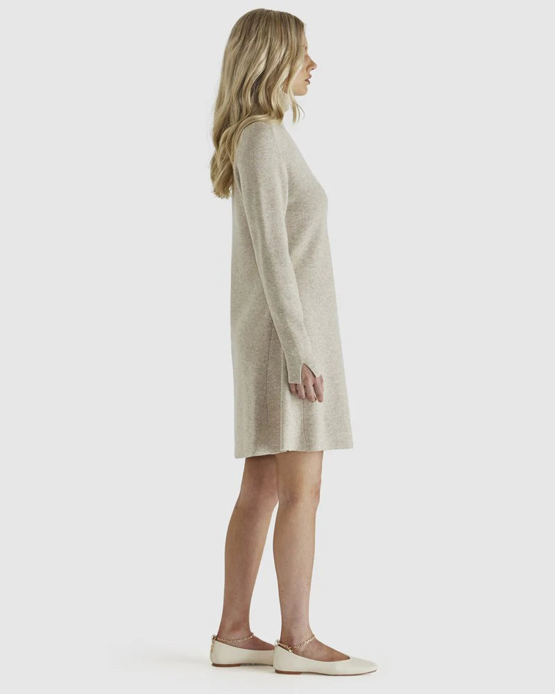 Sass Baldwin Knit Dress - Oatmeal