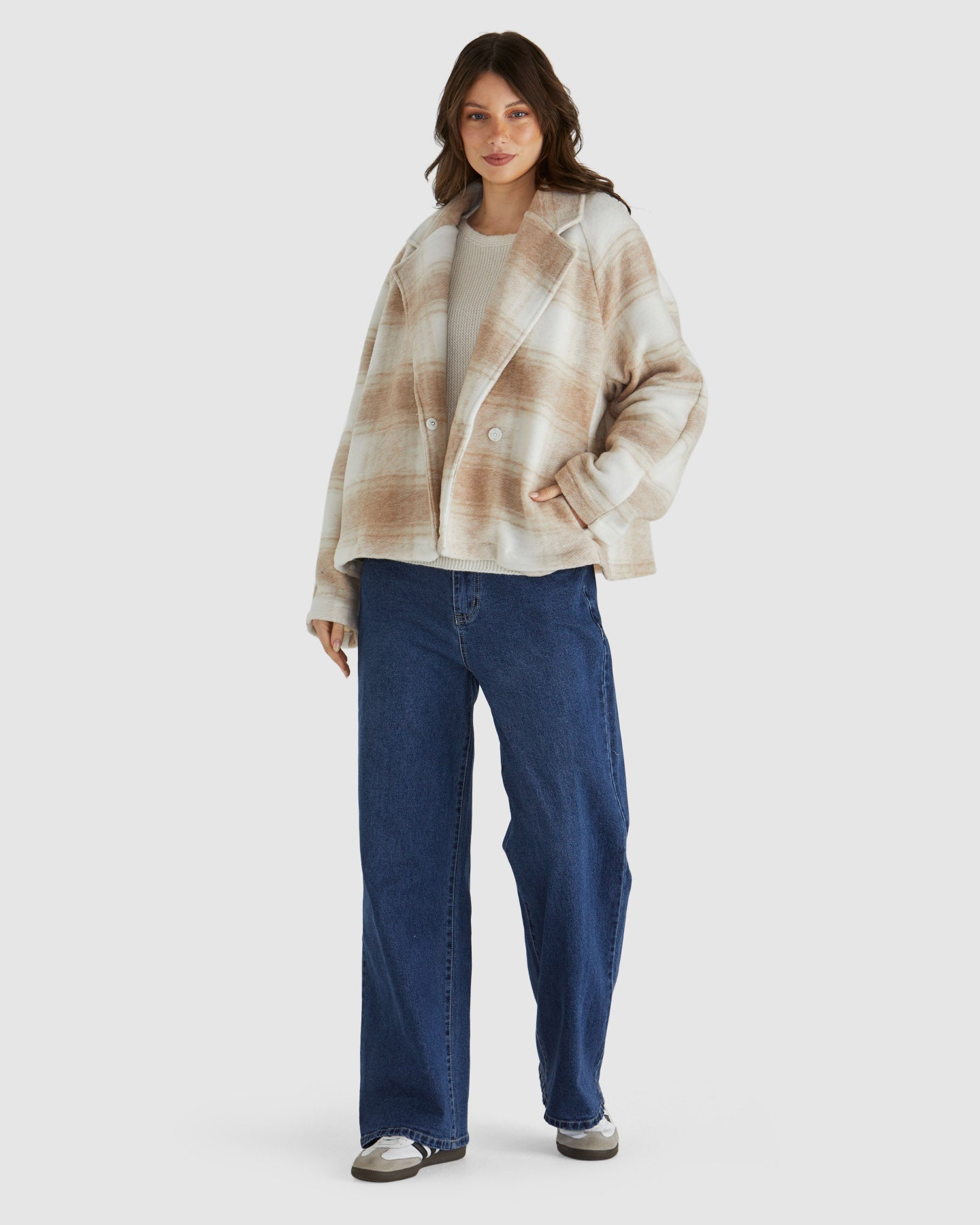 Sass Raiden Jacket - Cream Check