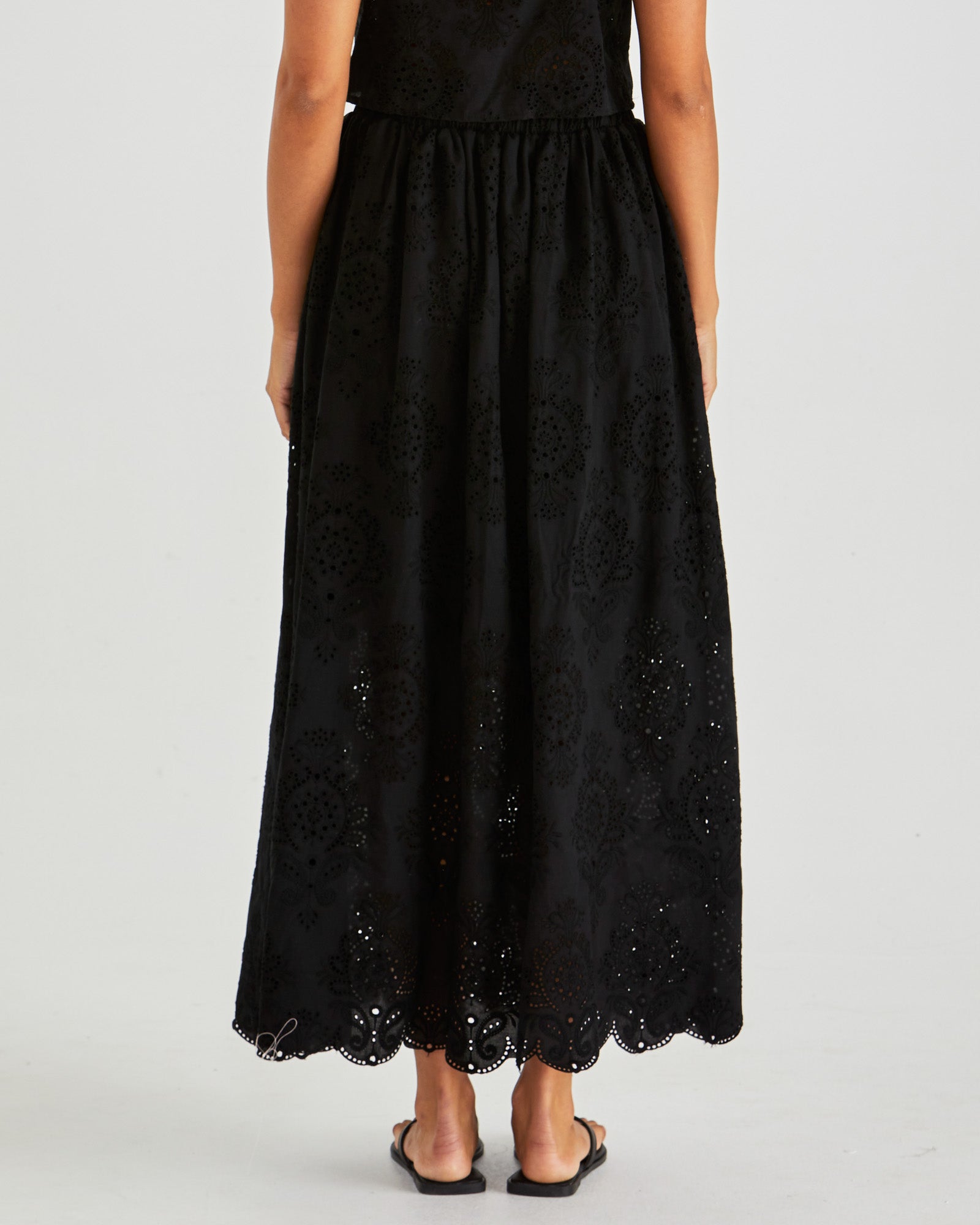 Sass Ani Full Skirt - Black