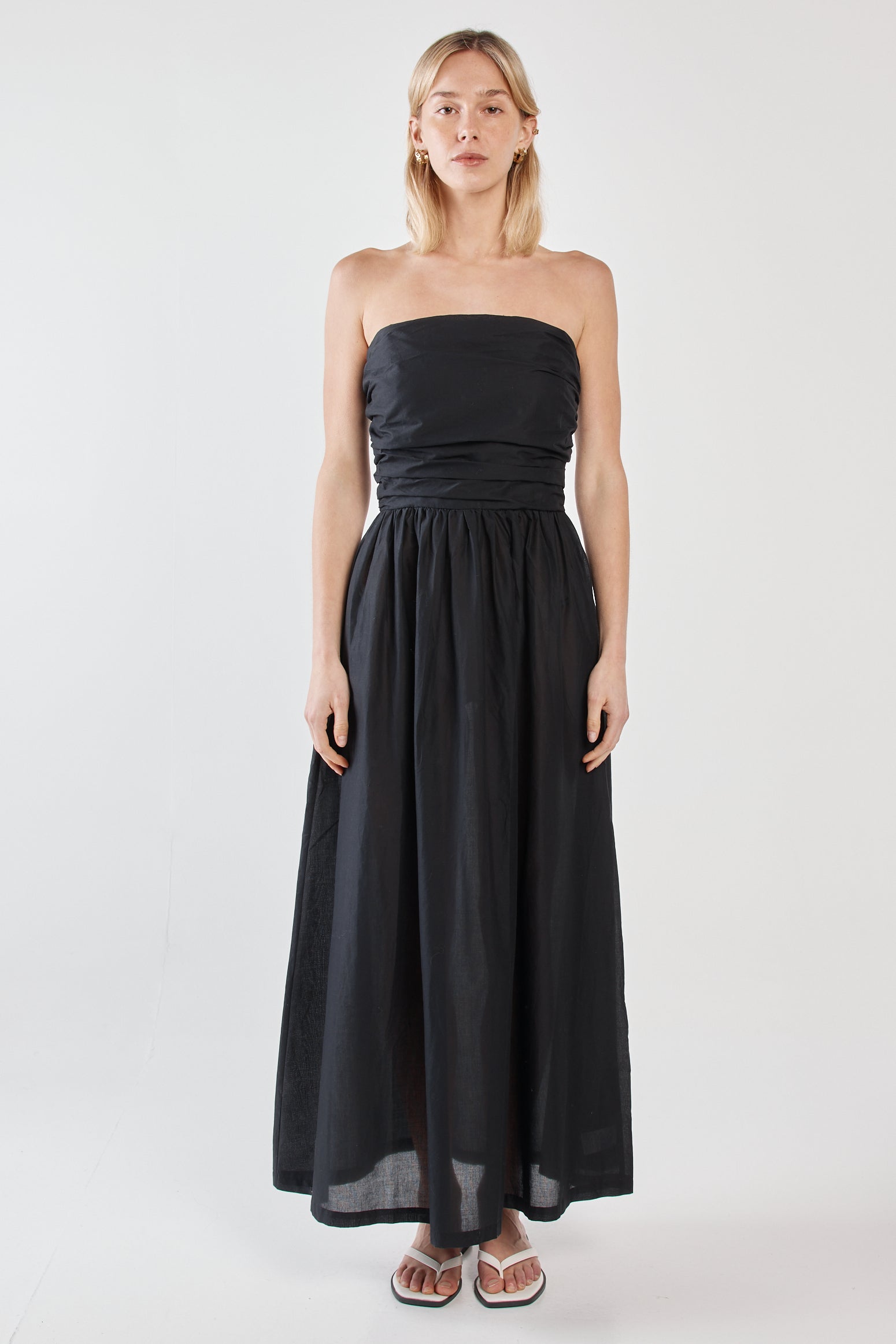 Sass Mina Strapless Dress - Black