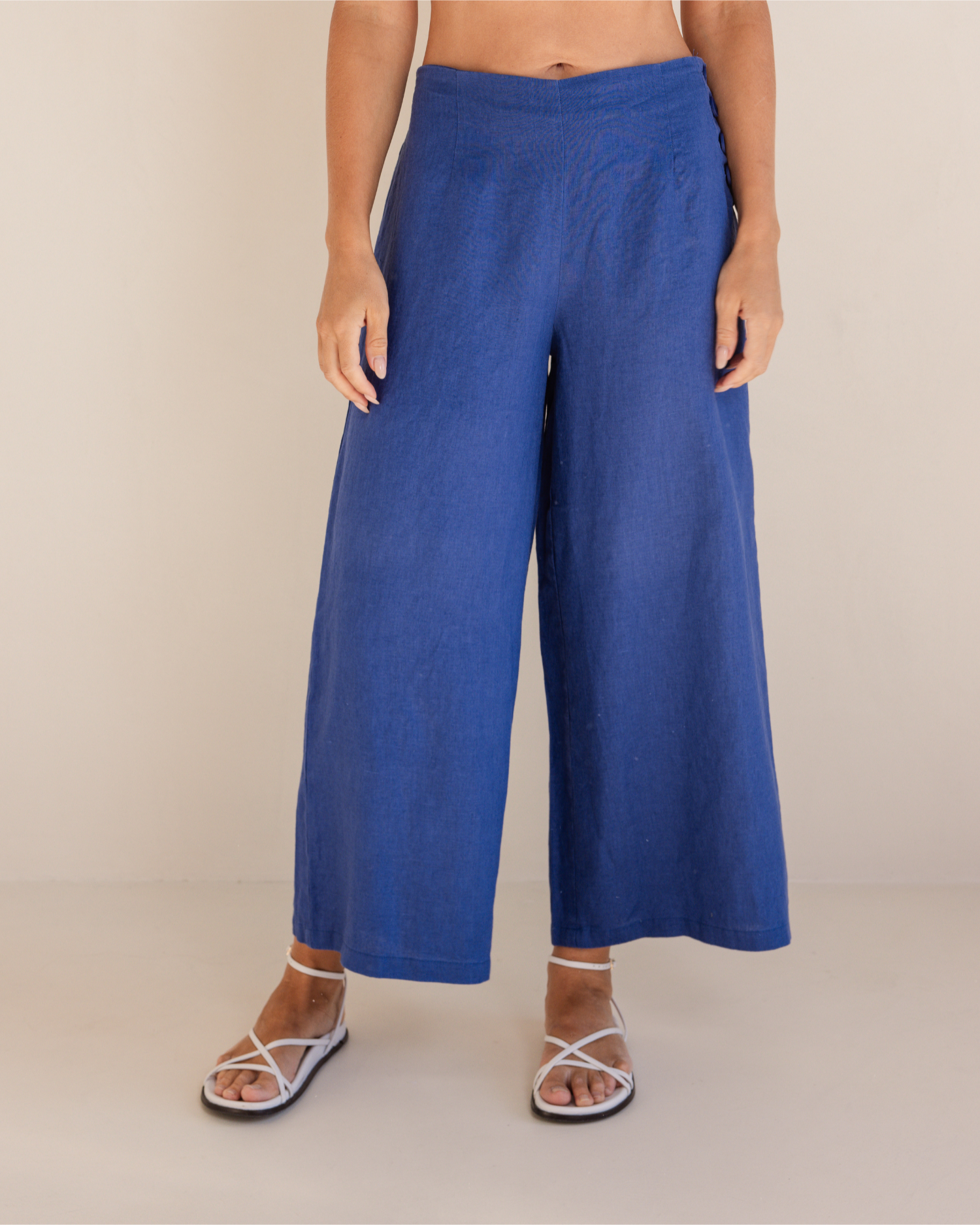 See Saw Palazzo Pant - Denim