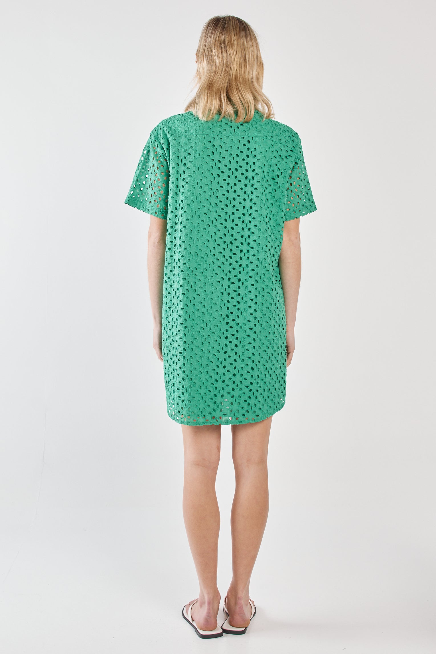Sass Steva Shirt Dress - Green