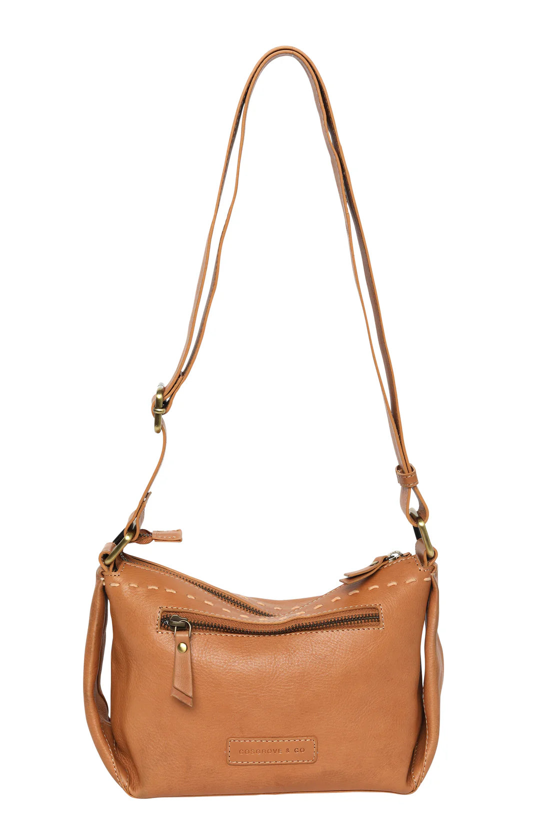 Cosgrove & Co Jade Slouch Cross Body Bag - Camel