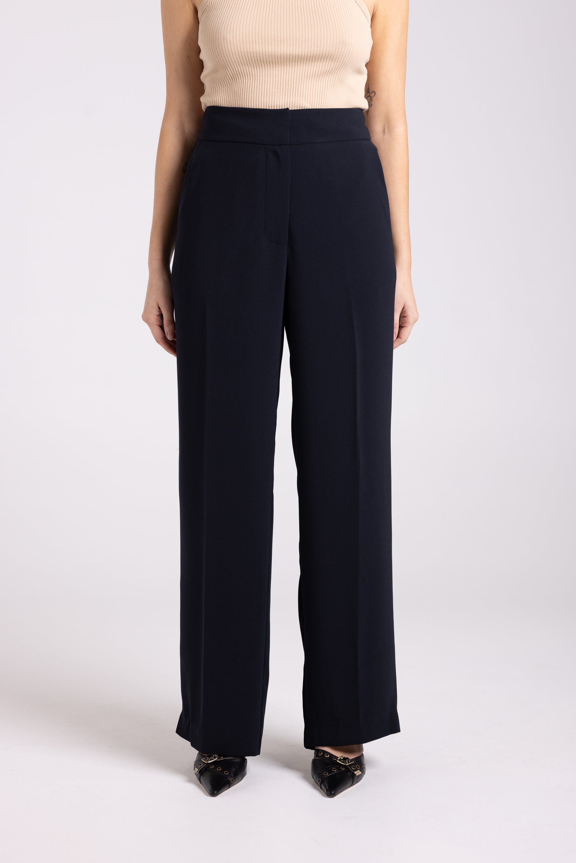Two T's Tailored Suit Pant - French Navy