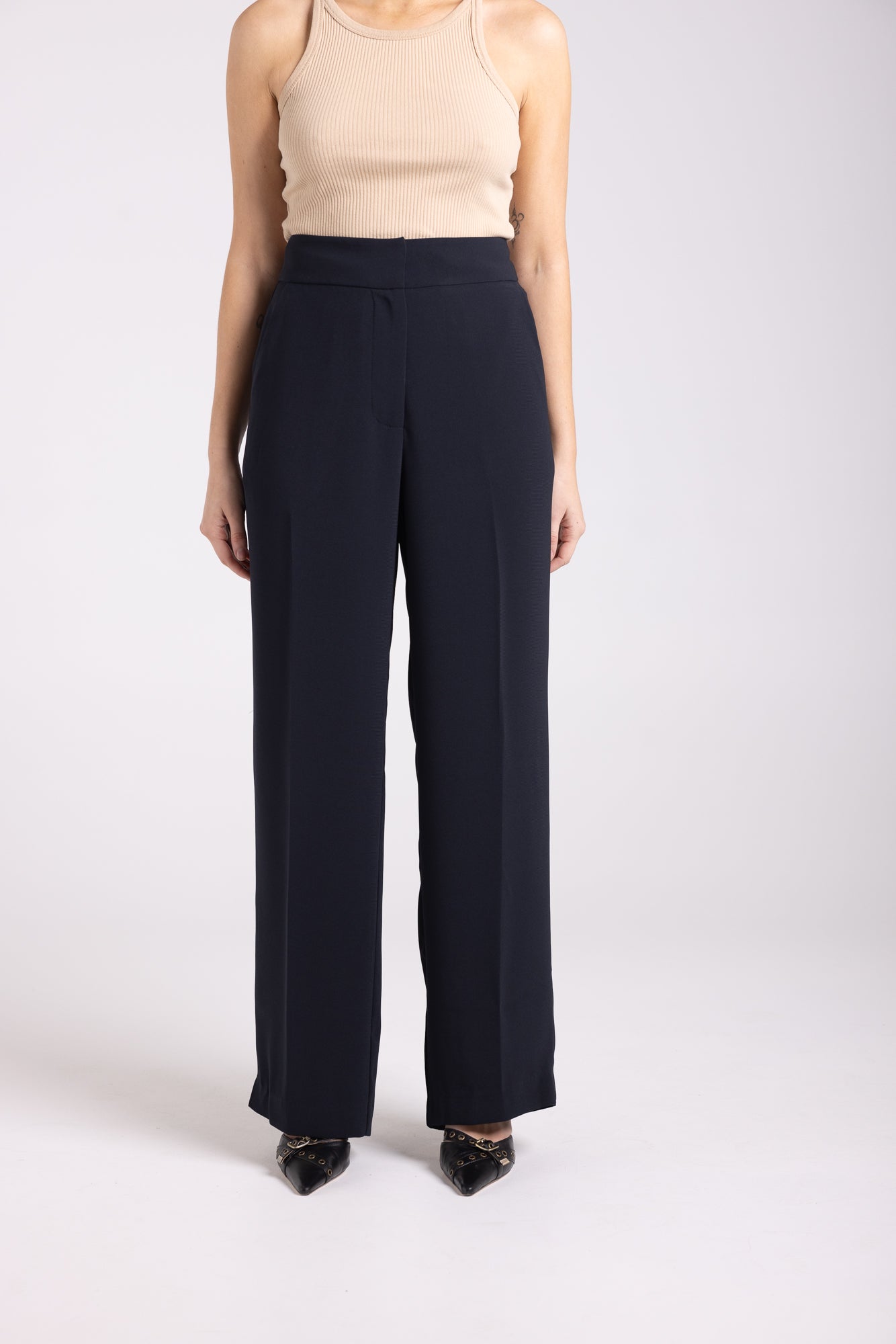 Two T's Tailored Suit Pant - French Navy
