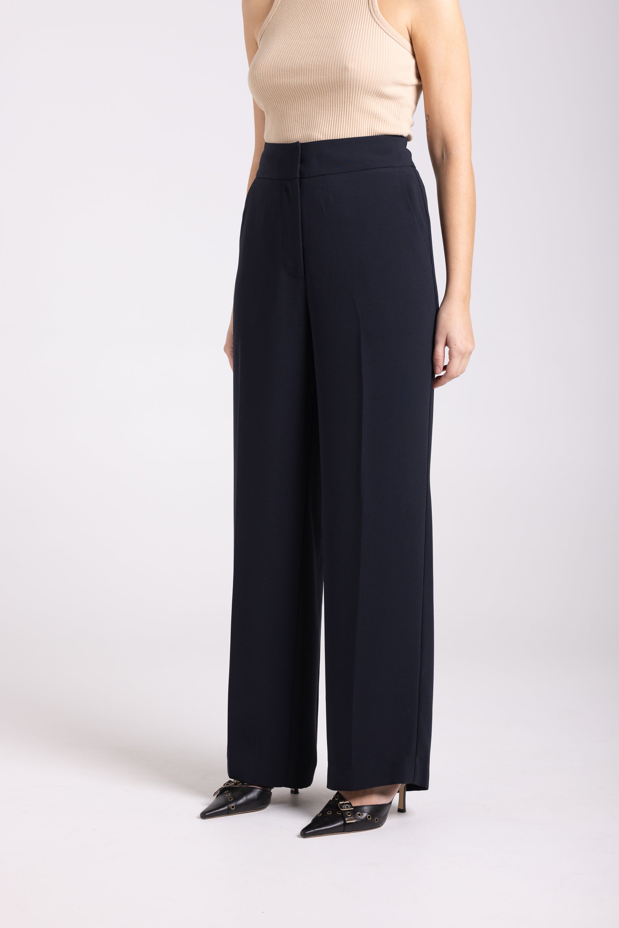 Two T's Tailored Suit Pant - French Navy