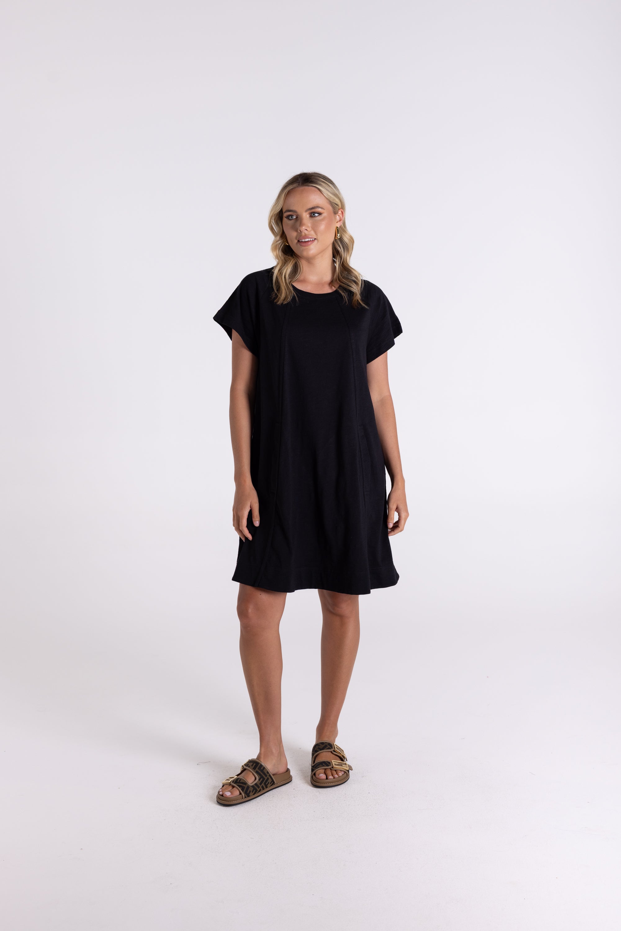Two T's Jersey T-Shirt Dress - Black