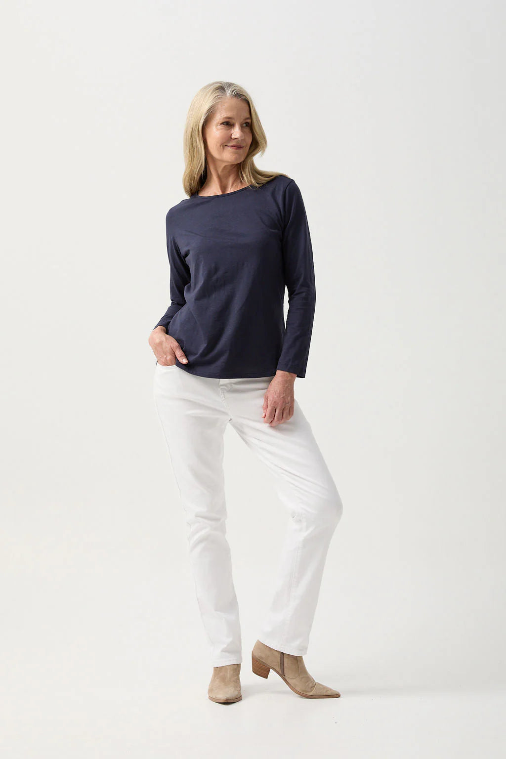 Goondiwindi Cotton Our Classic Jersey Tee - Dark Navy