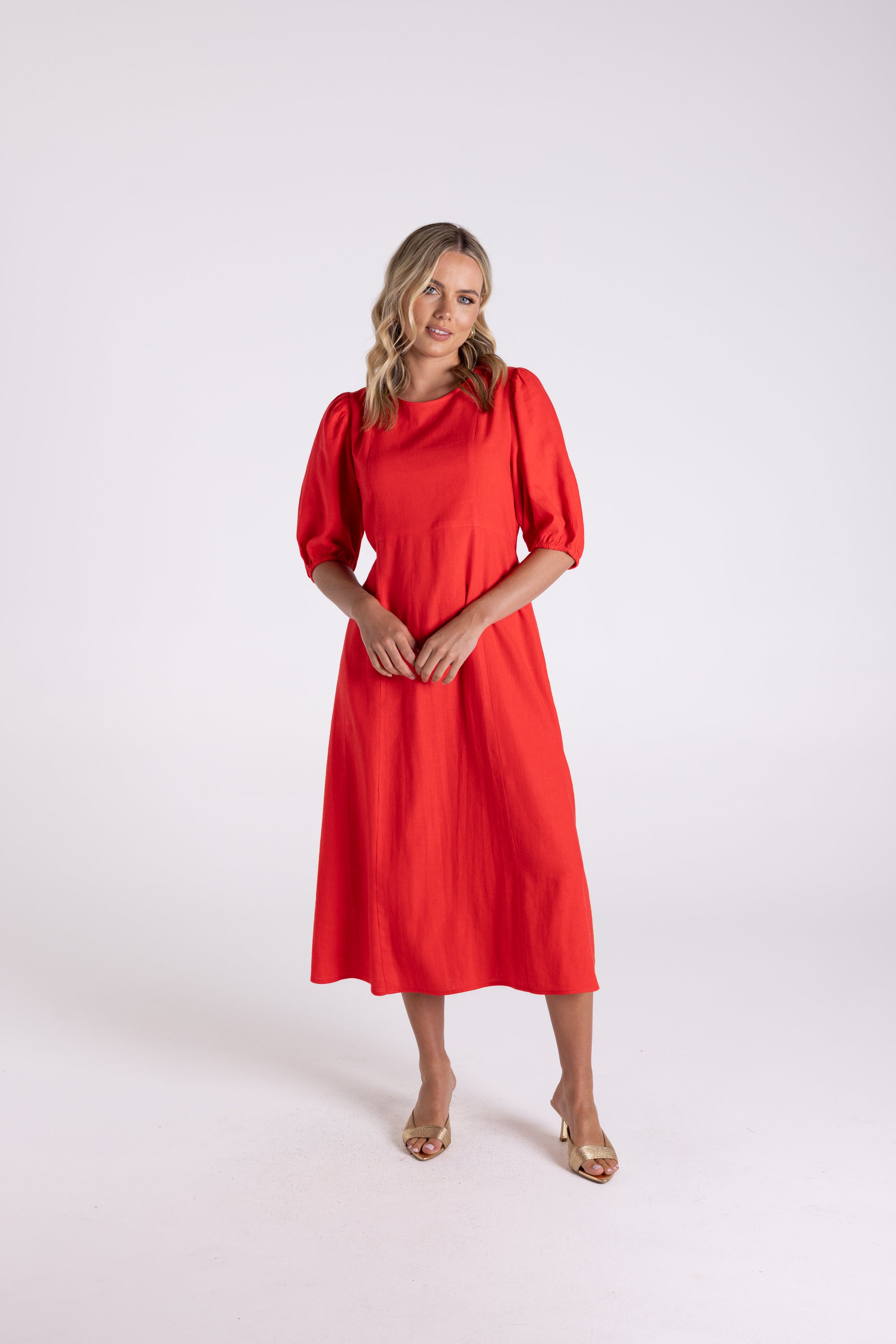 Two T's Midi Dress - Sunset