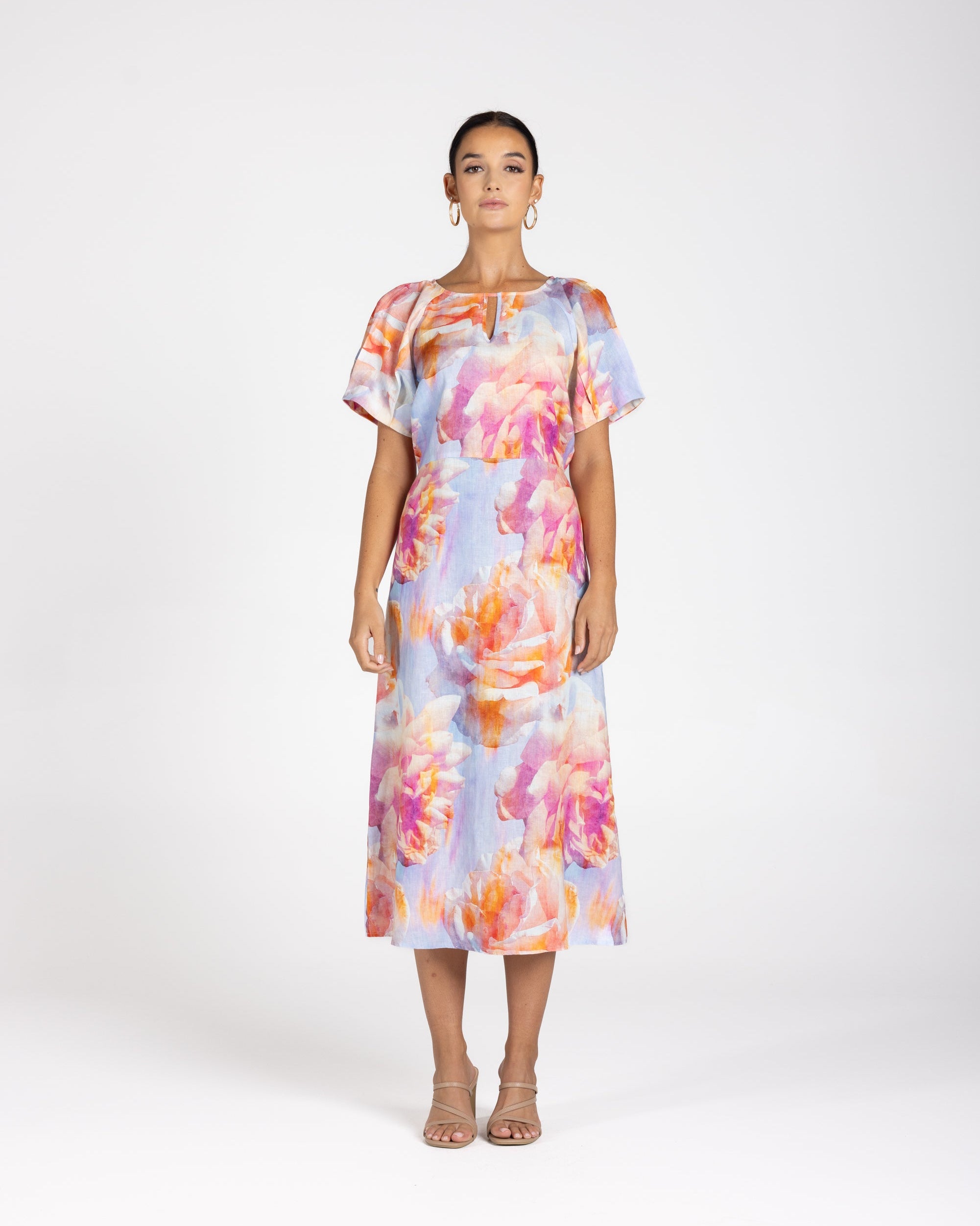 Two T's Angelina Print Midi Dress
