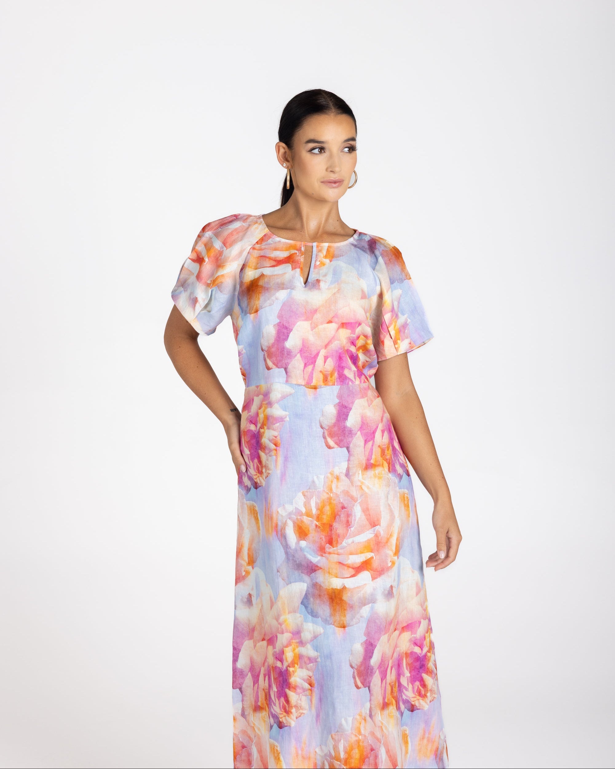 Two T's Angelina Print Midi Dress