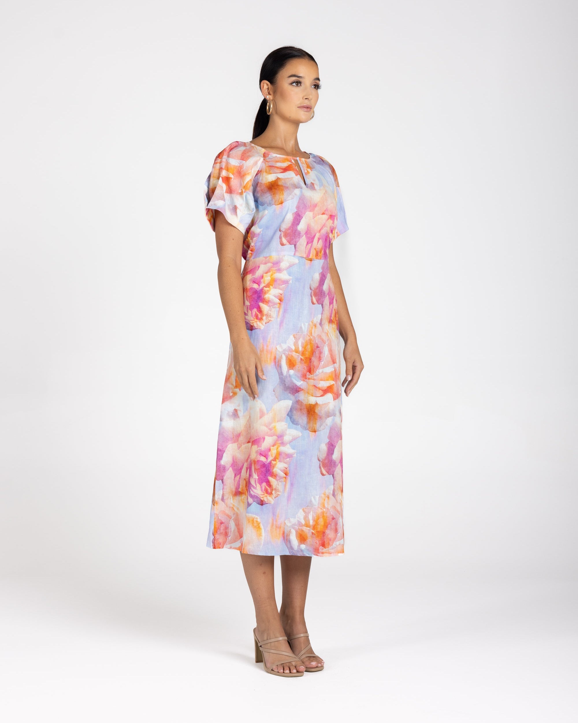Two T's Angelina Print Midi Dress