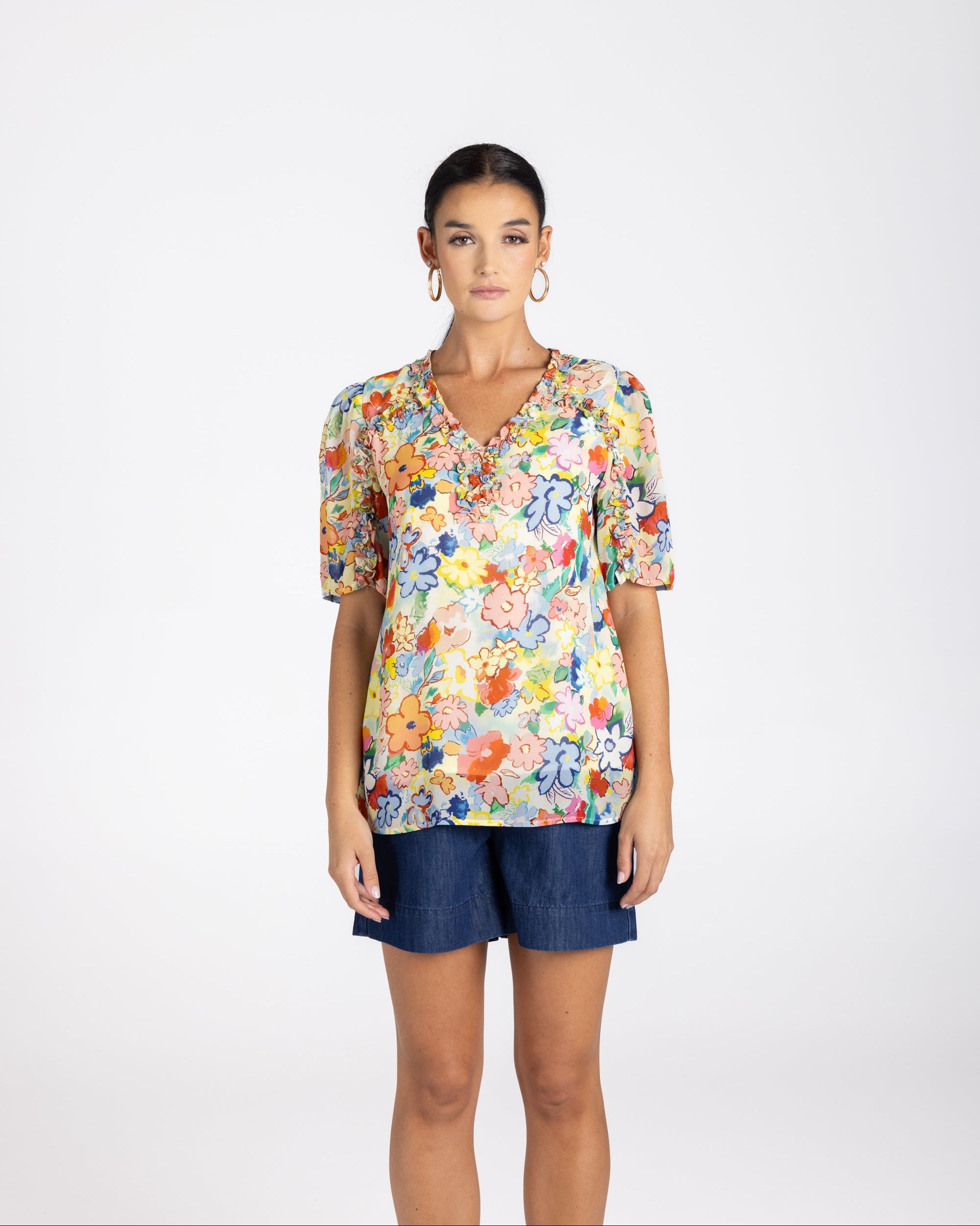 Two T's Christine Print Top