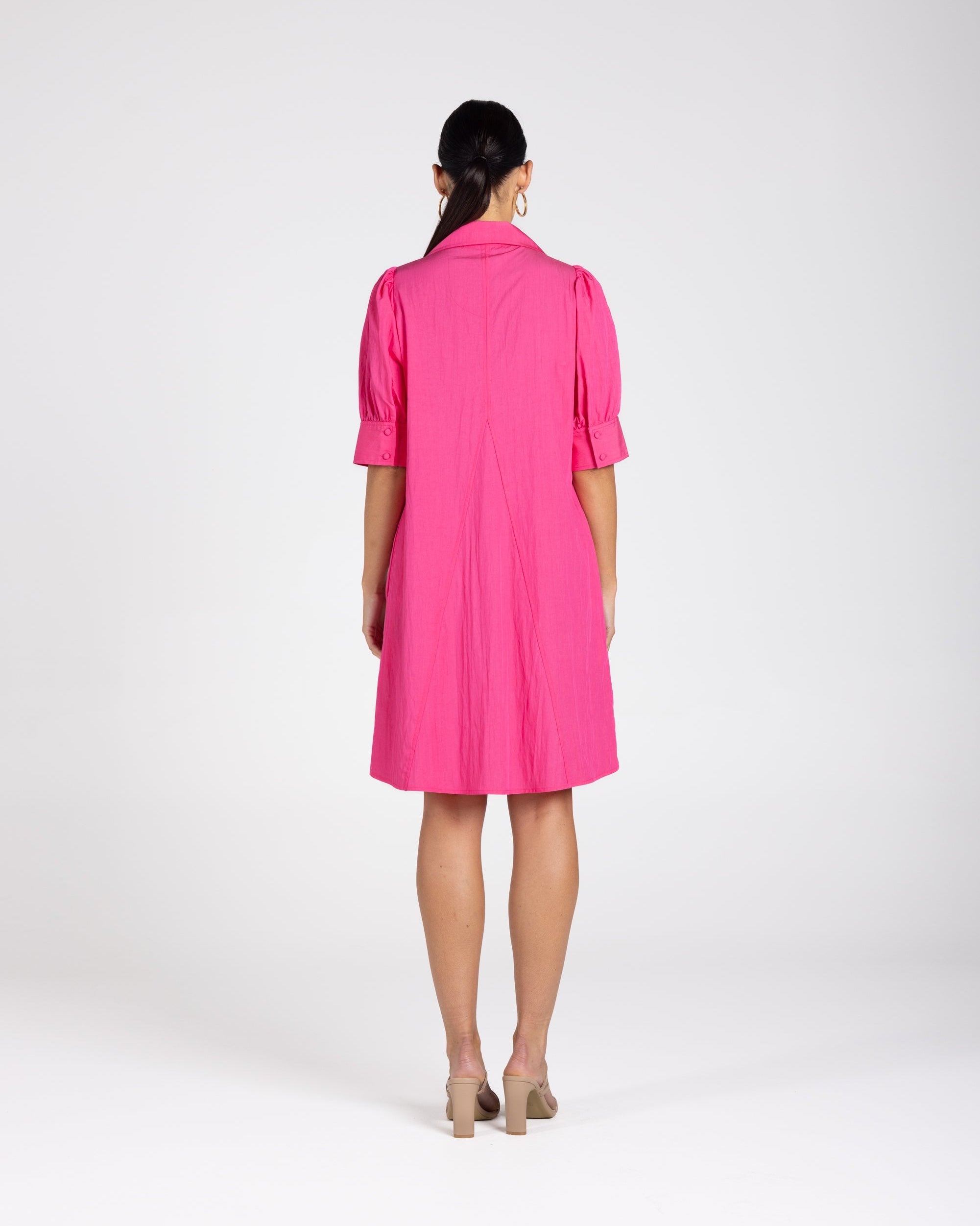 Two T's V Neck Dress - Watermelon