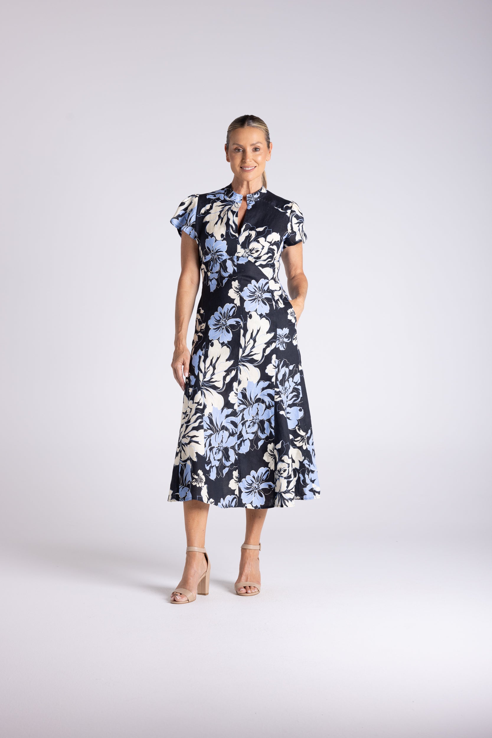 Two T's Peonie Print Dress