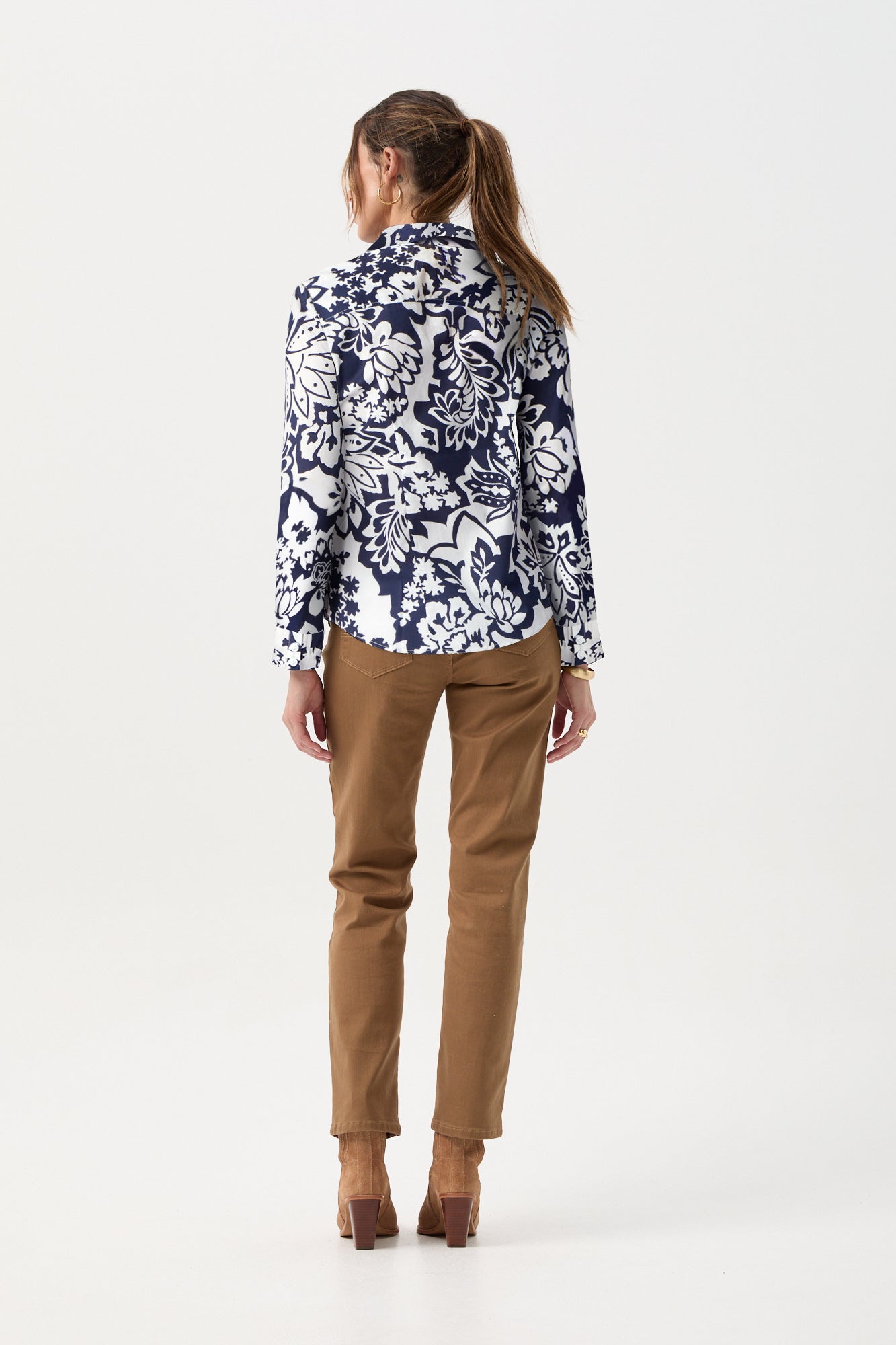 Goondiwindi Cotton Classic Shirt - Lotus Print