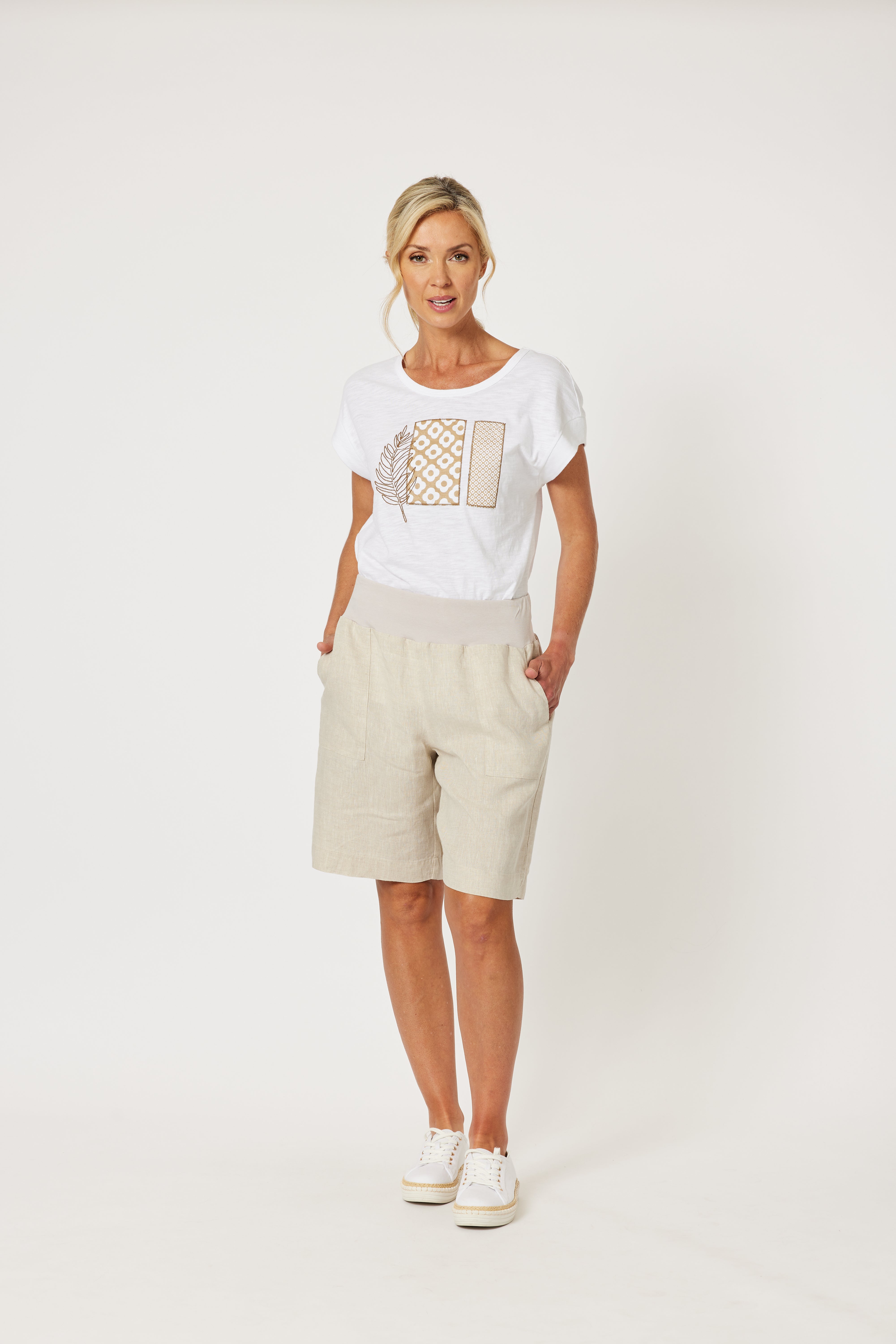 Gordon Smith Jordan Linen Short - Natural