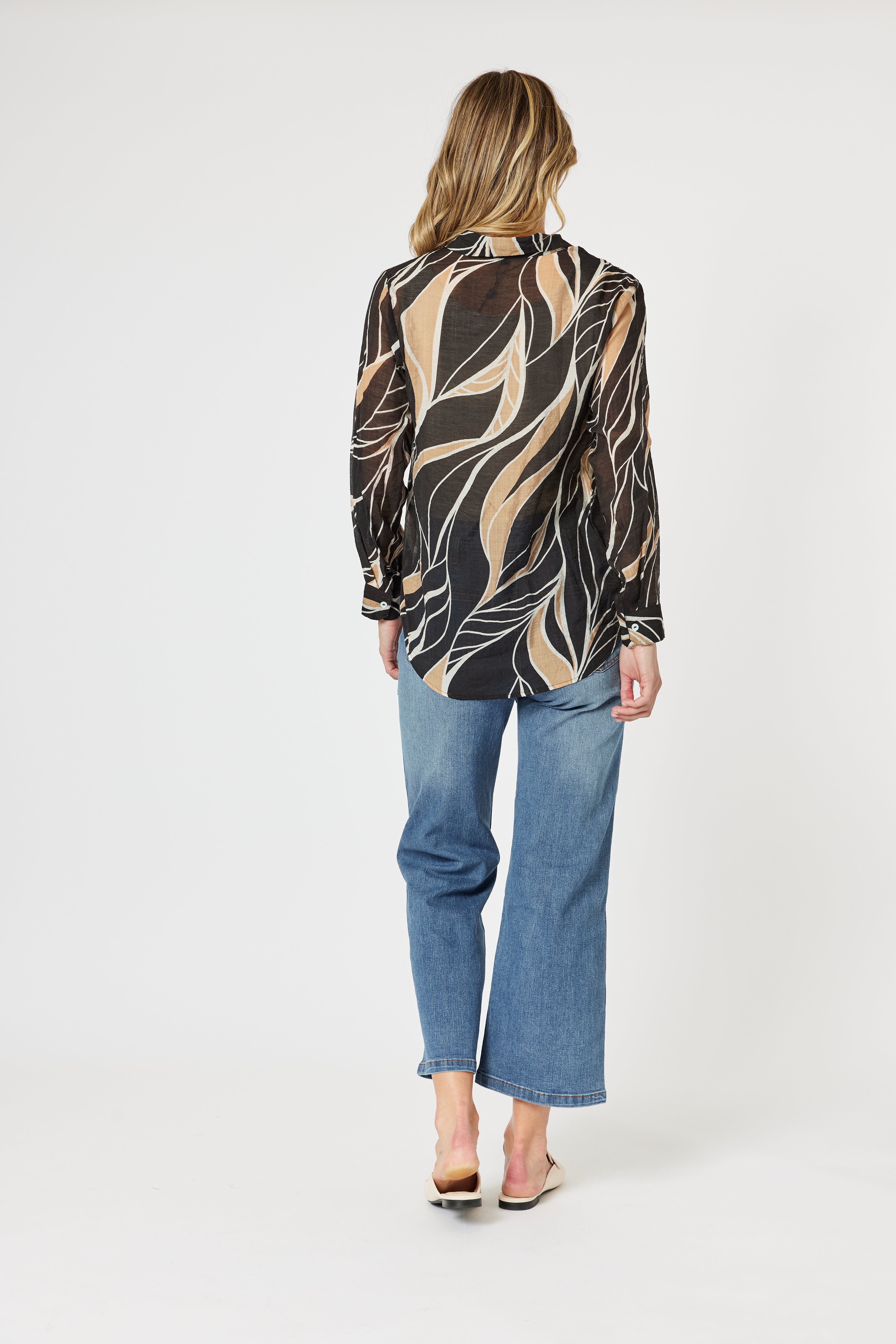 Gordon Smith Wellington Shirt - Caramel/Black