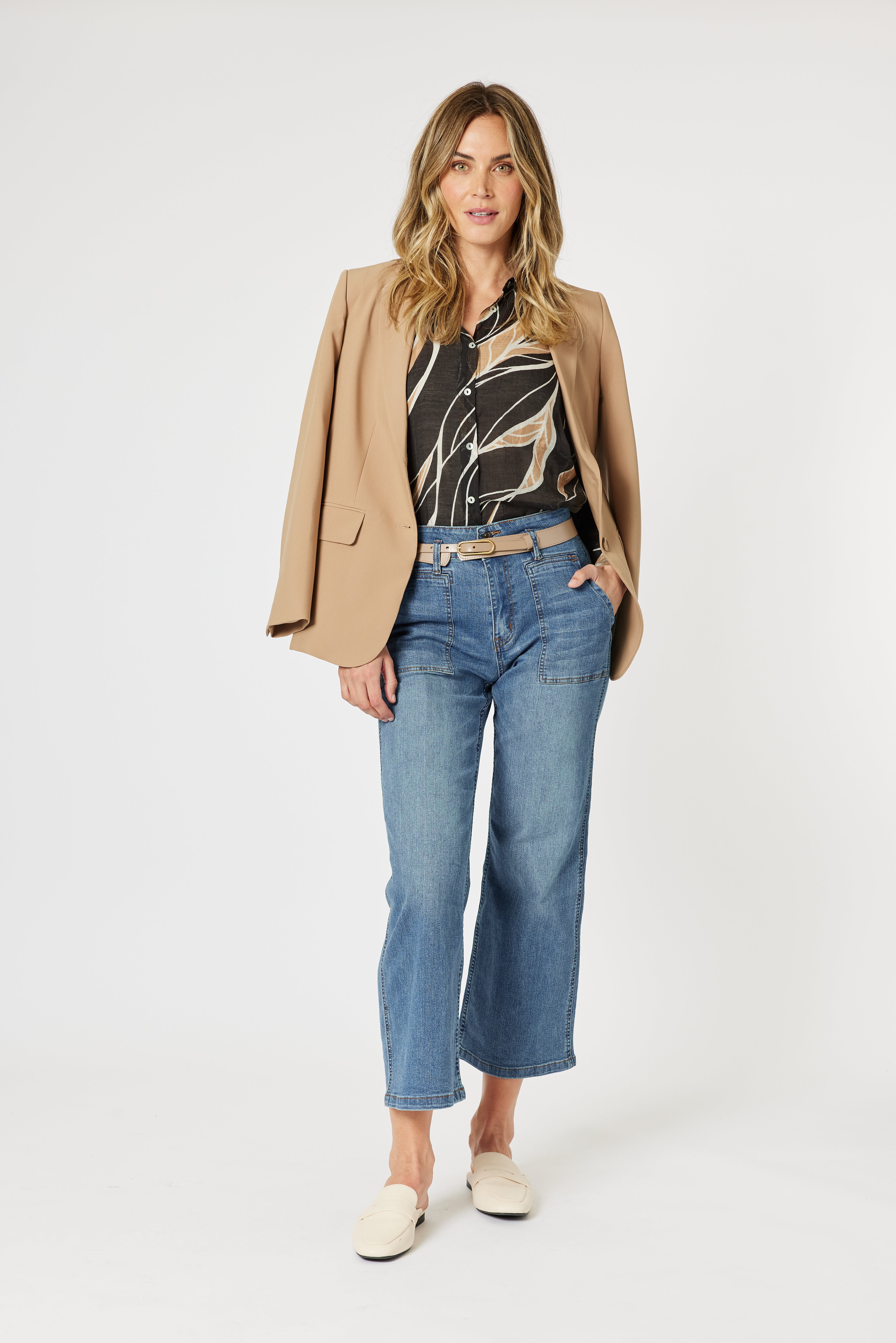 Gordon Smith Wellington Shirt - Caramel/Black