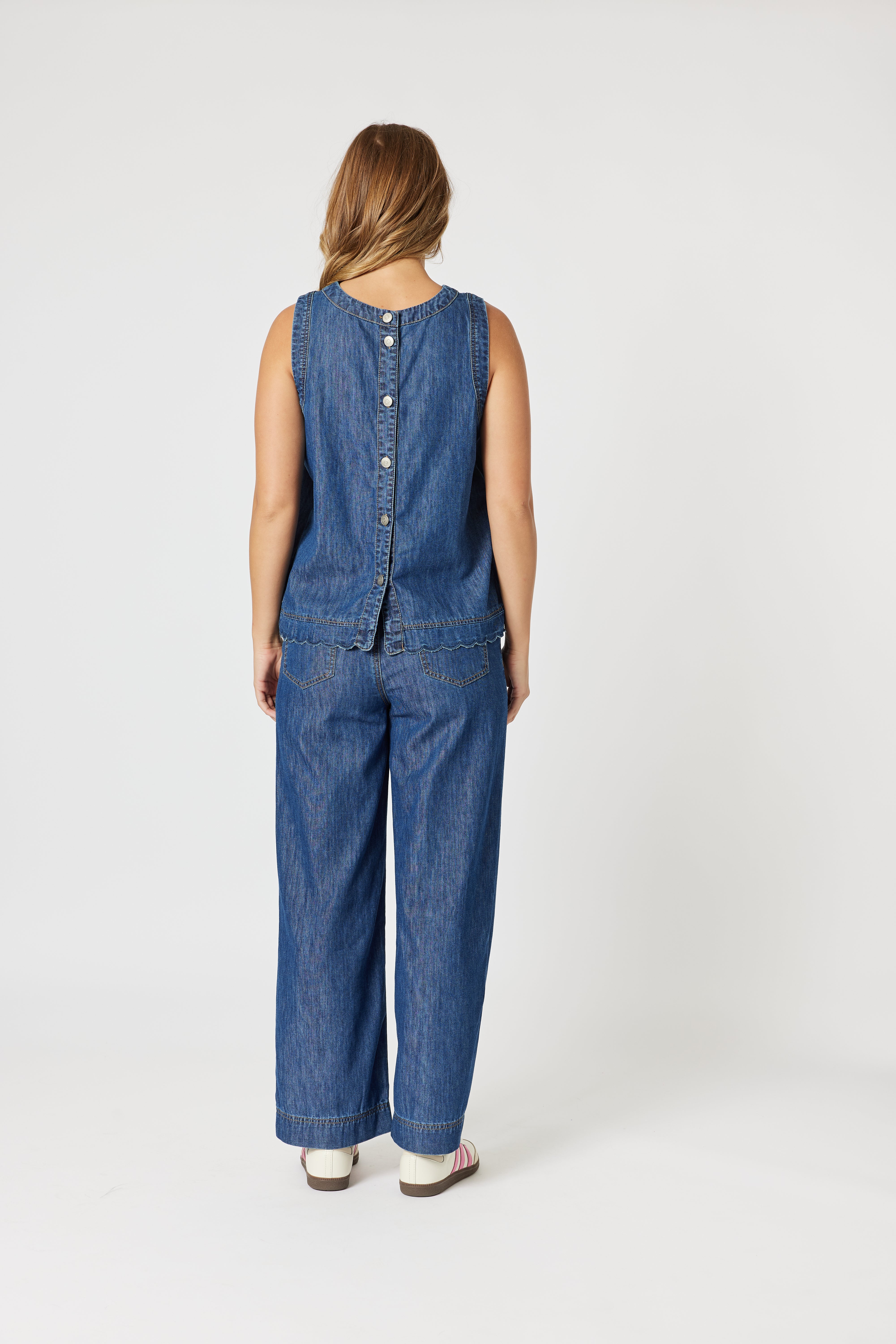 Threadz Charli Denim Top