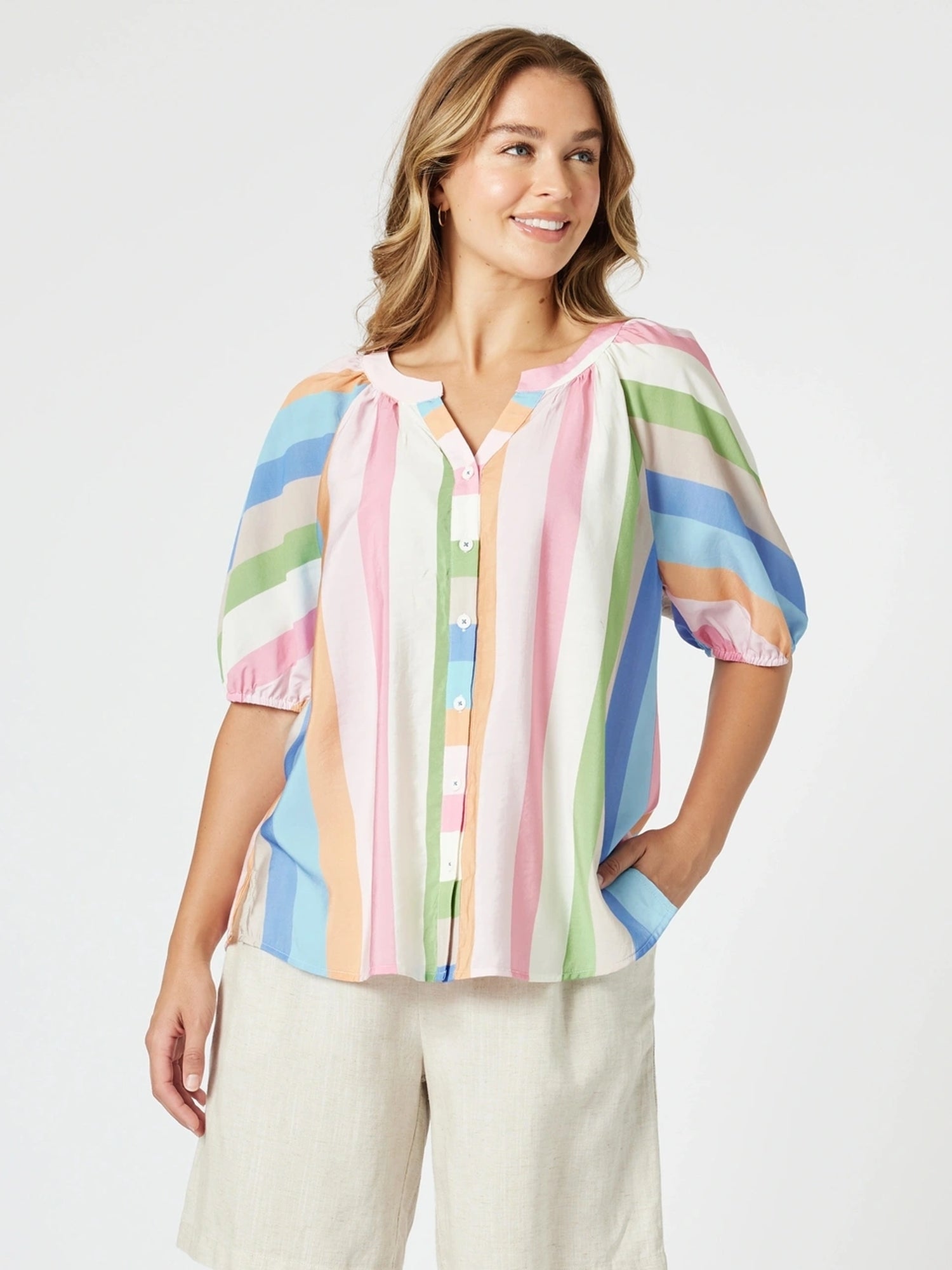 Threadz Lucy Stripe Top