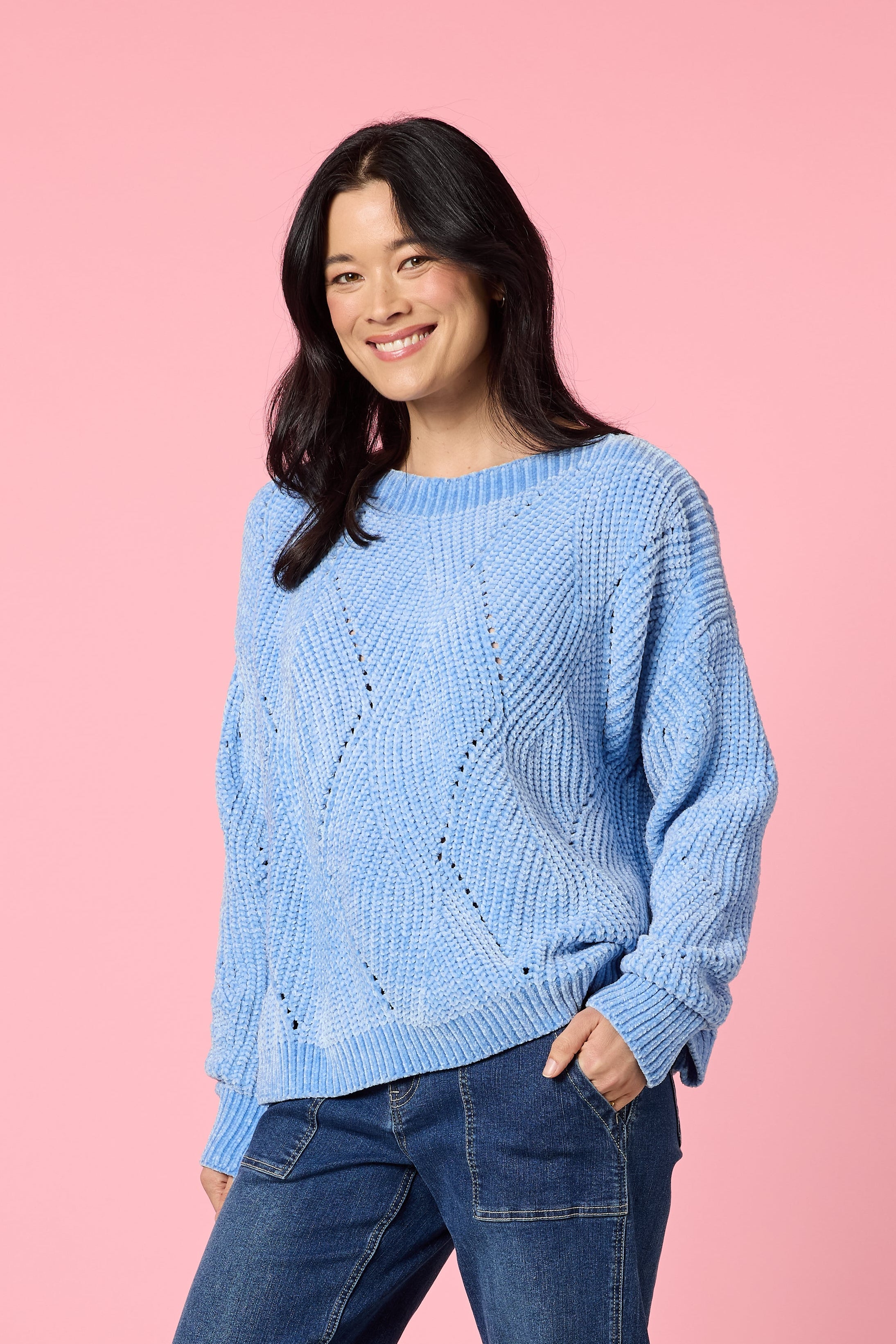 Gordon Smith Tenille Knit - Blue