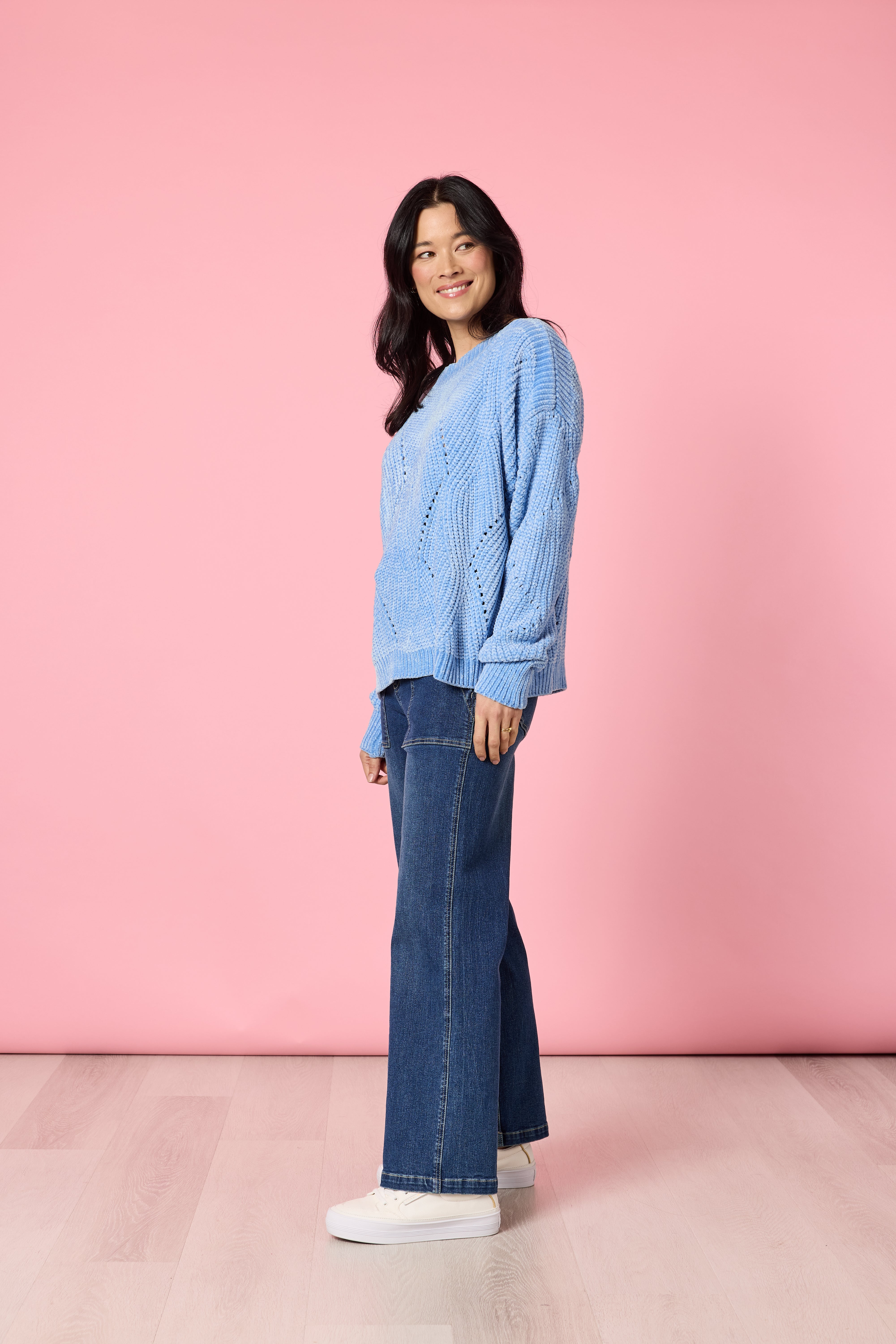 Gordon Smith Tenille Knit - Blue