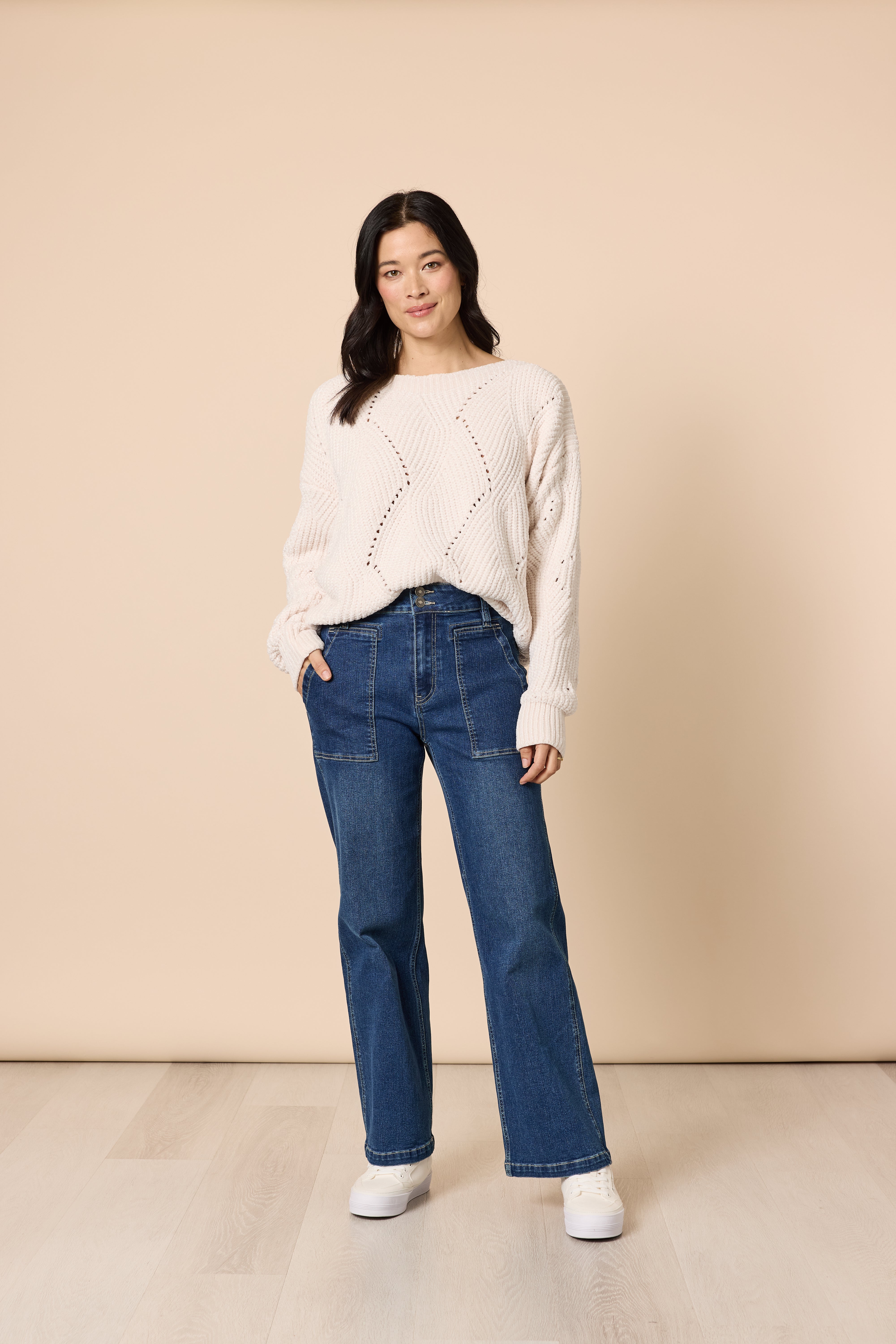 Gordon Smith Tenille Knit - Ivory