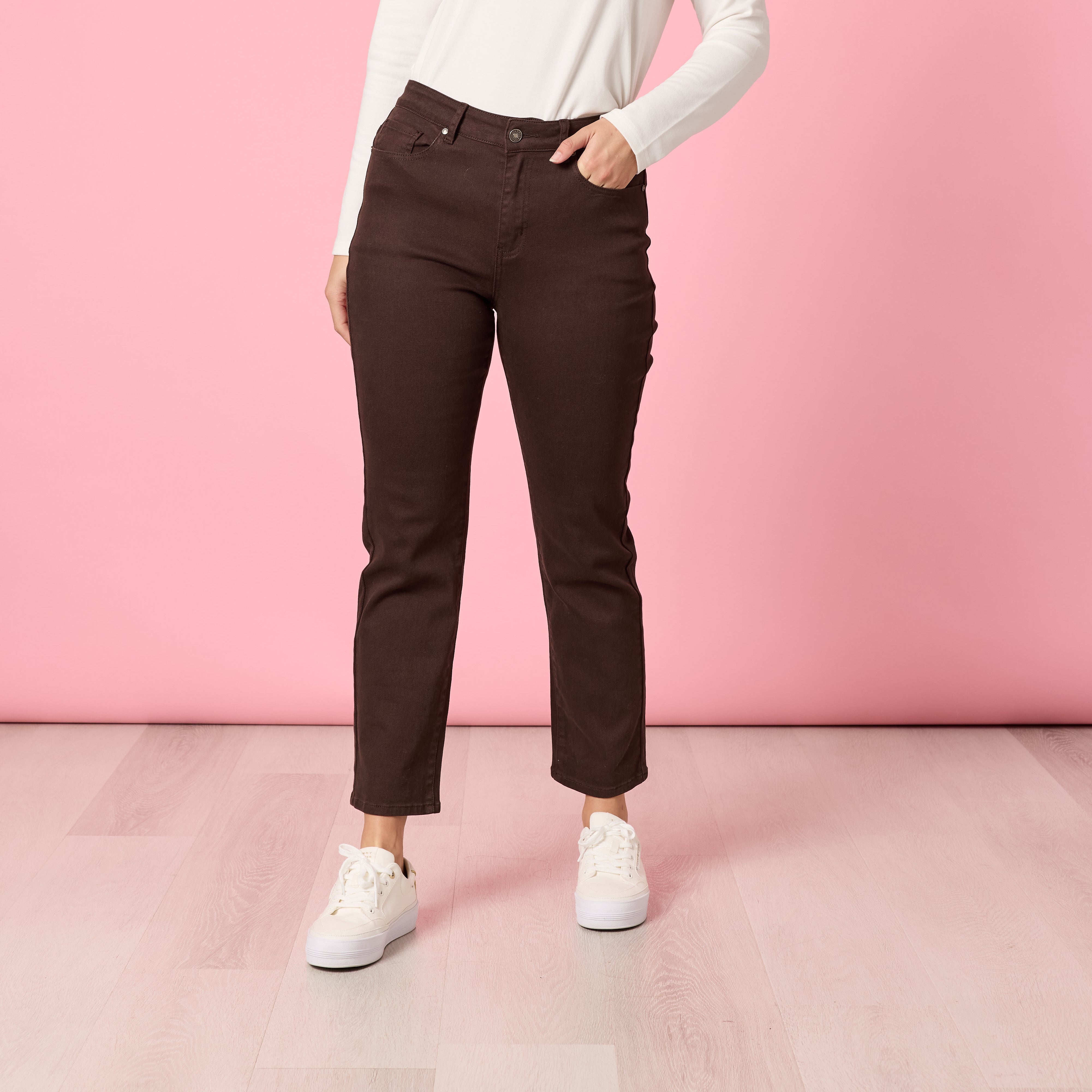 Gordon Smith Miracle Slim Leg Denim Jean - Coffee