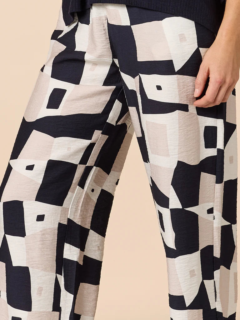 Clarity Rive Gauche Pant - Navy Multi