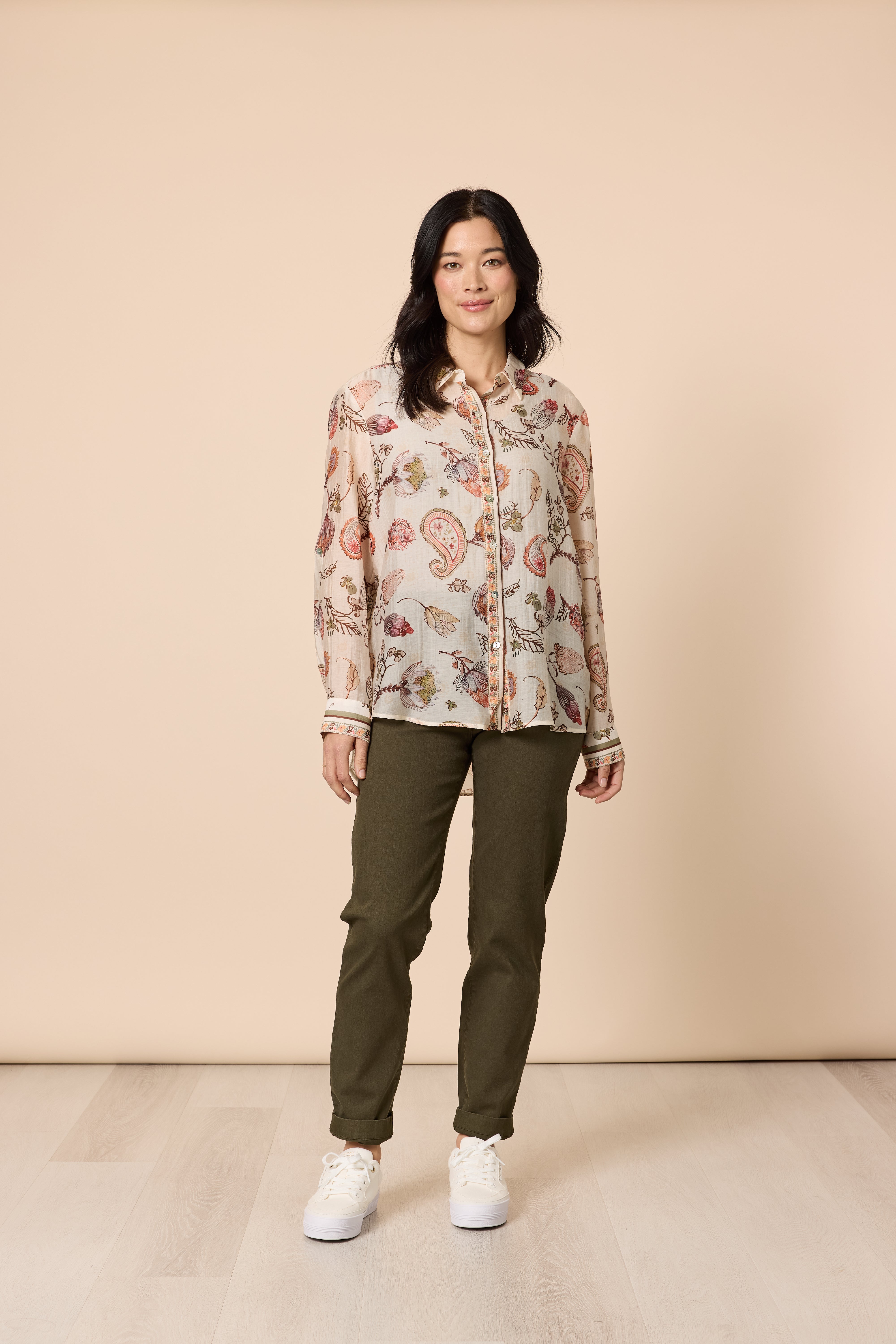 Gordon Smith Arizona Print Shirt - Natural Multi