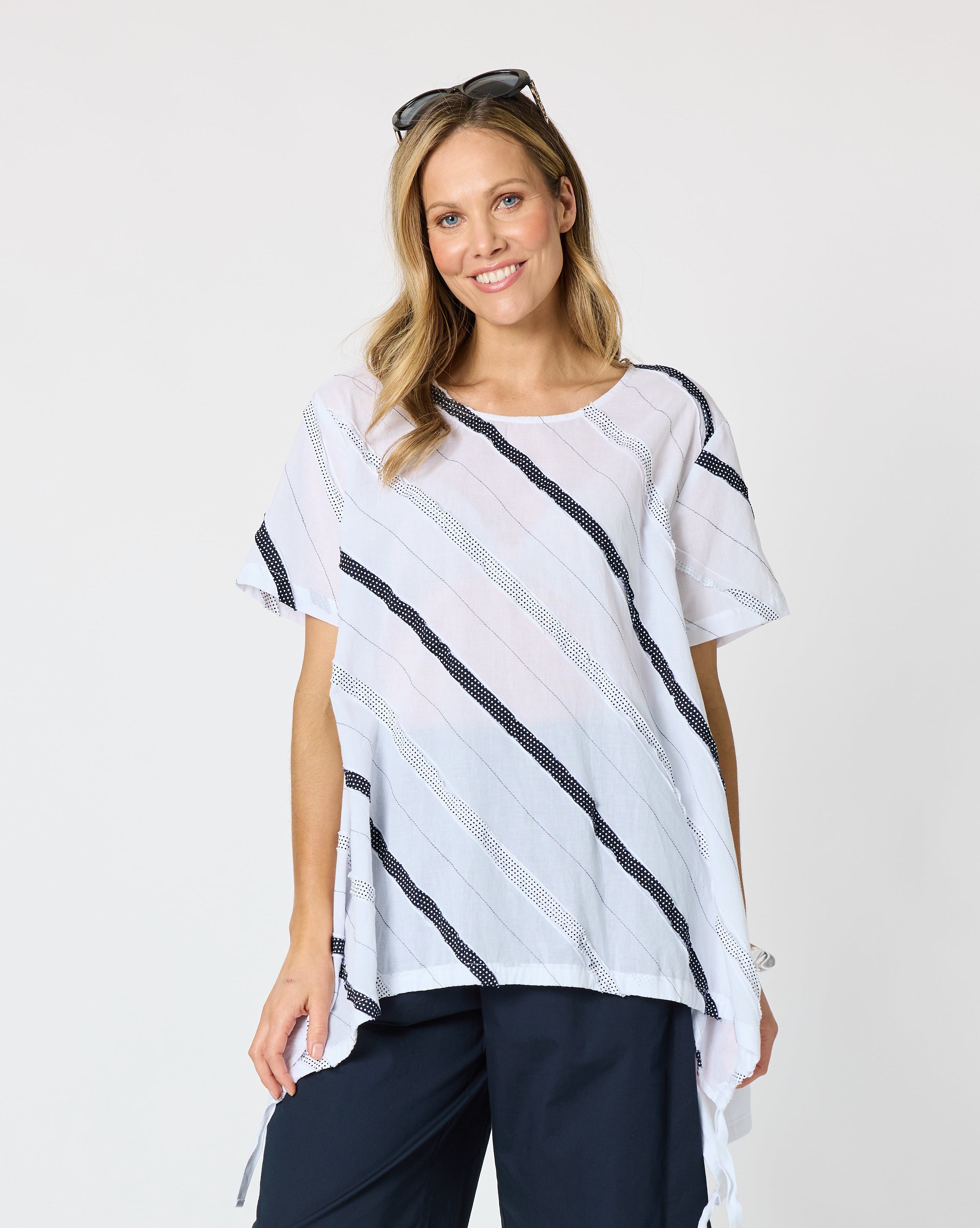 Clarity Bellevue Top - White