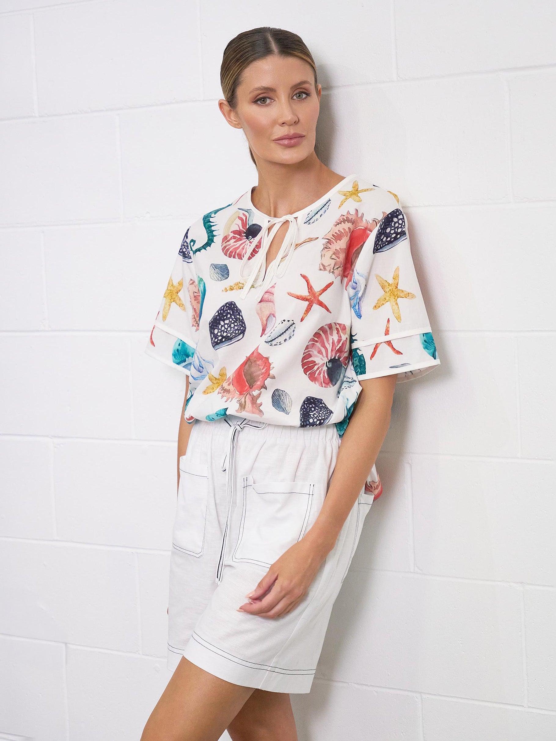 Liberty Rose Seaside Treasures Blouse