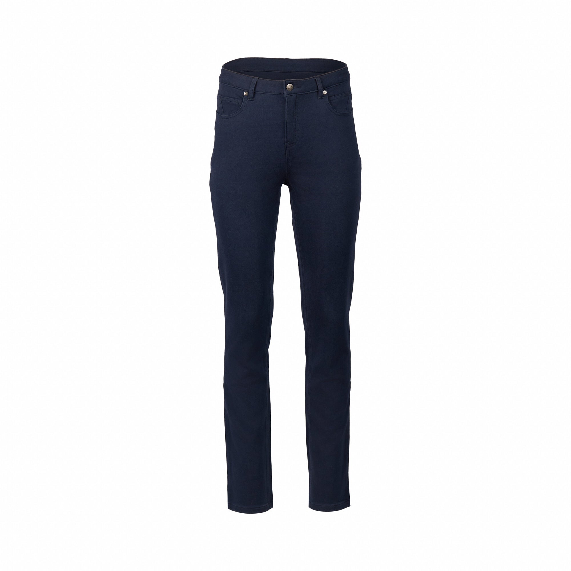 Vassalli Slim Leg Full Length Stretch Denim Jean - Carbon