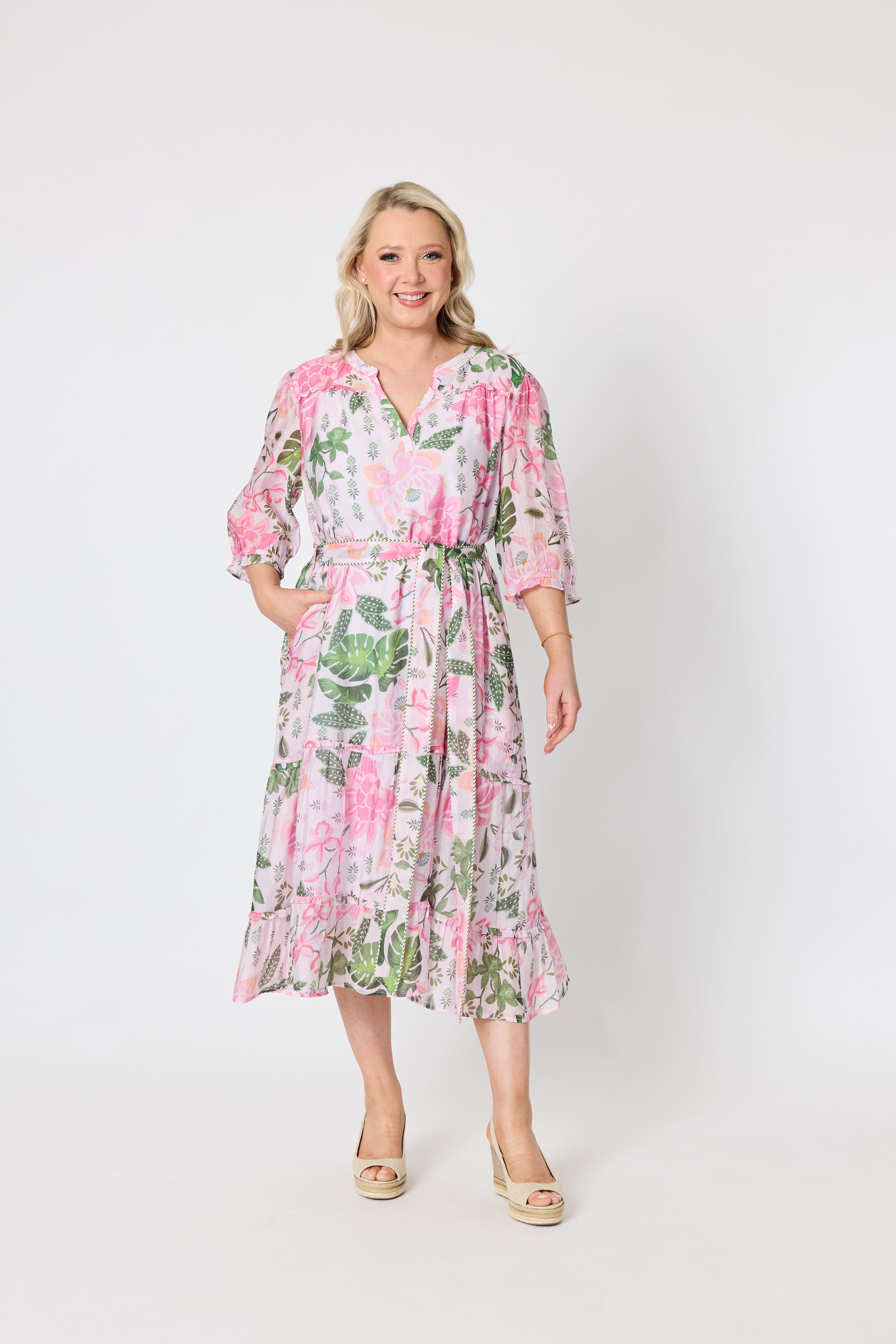 Gordon Smith Desert Oasis Dress - Multi Musk