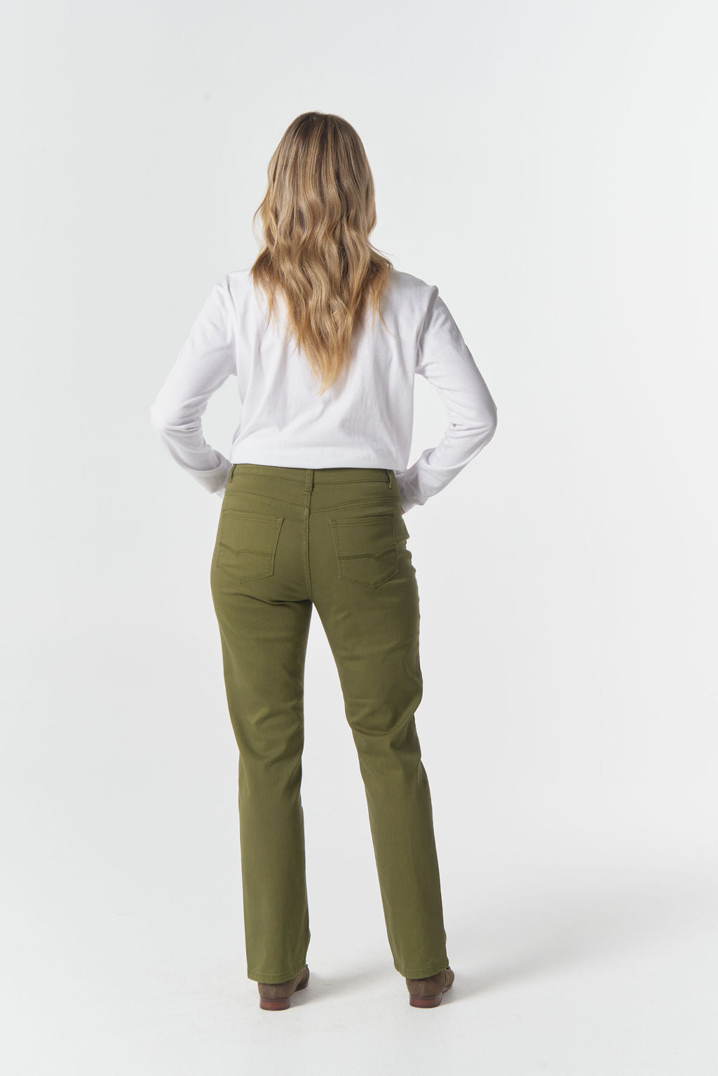 Goondiwindi Cotton 5 Pocket Twill Jean - Sage
