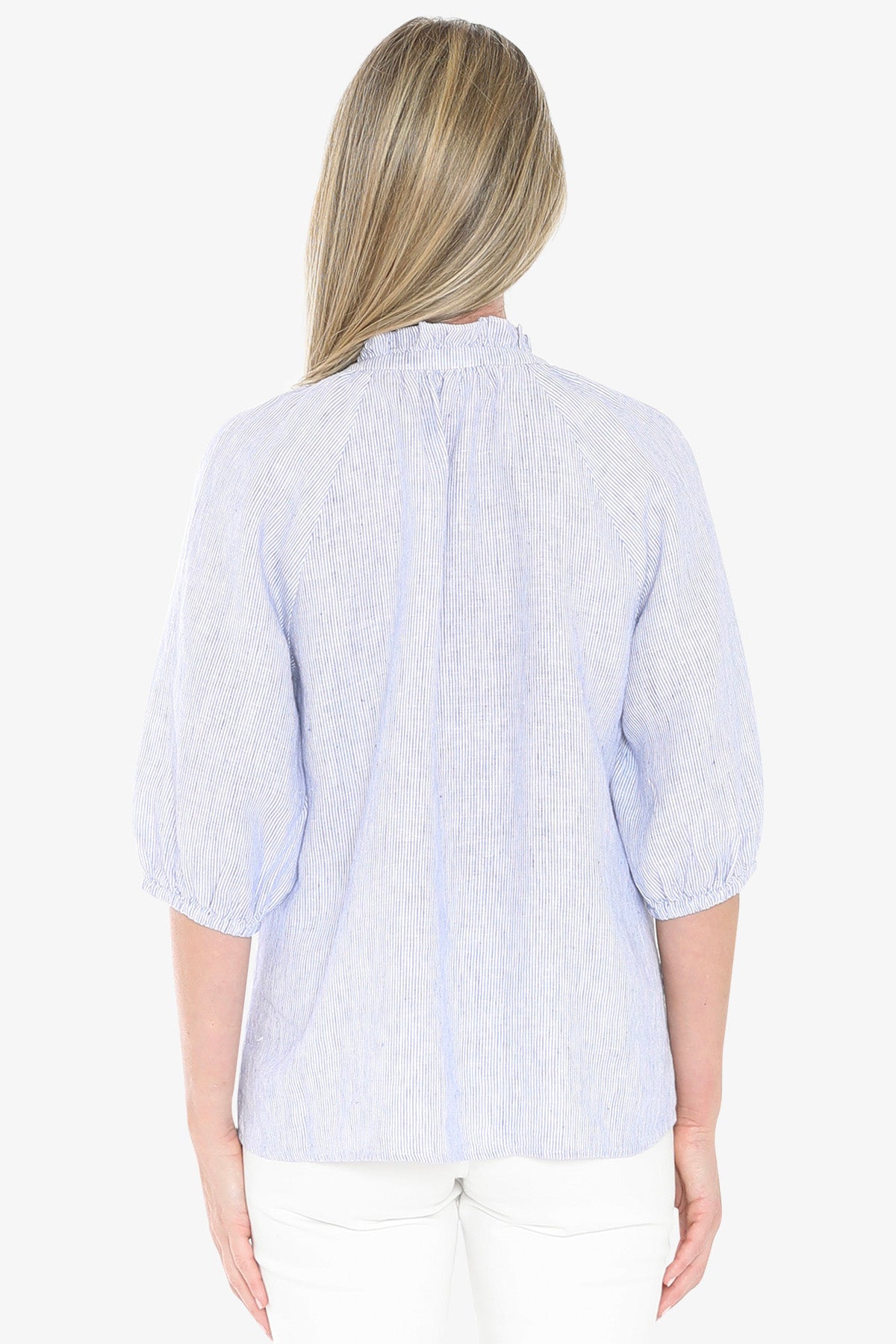 Jump Core Stripe Top - Blue/White