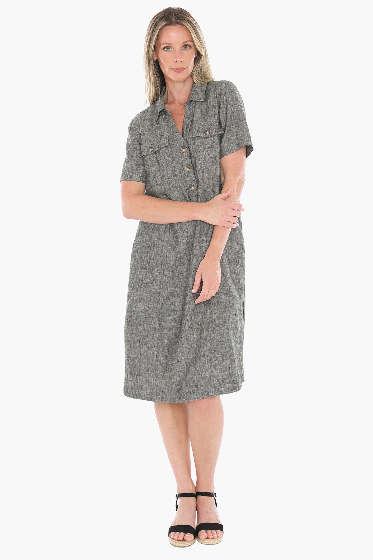 Jump 2 Pocket Dress - Blackstone