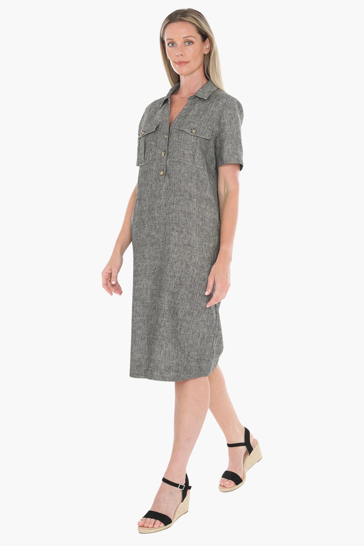 Jump 2 Pocket Dress - Blackstone